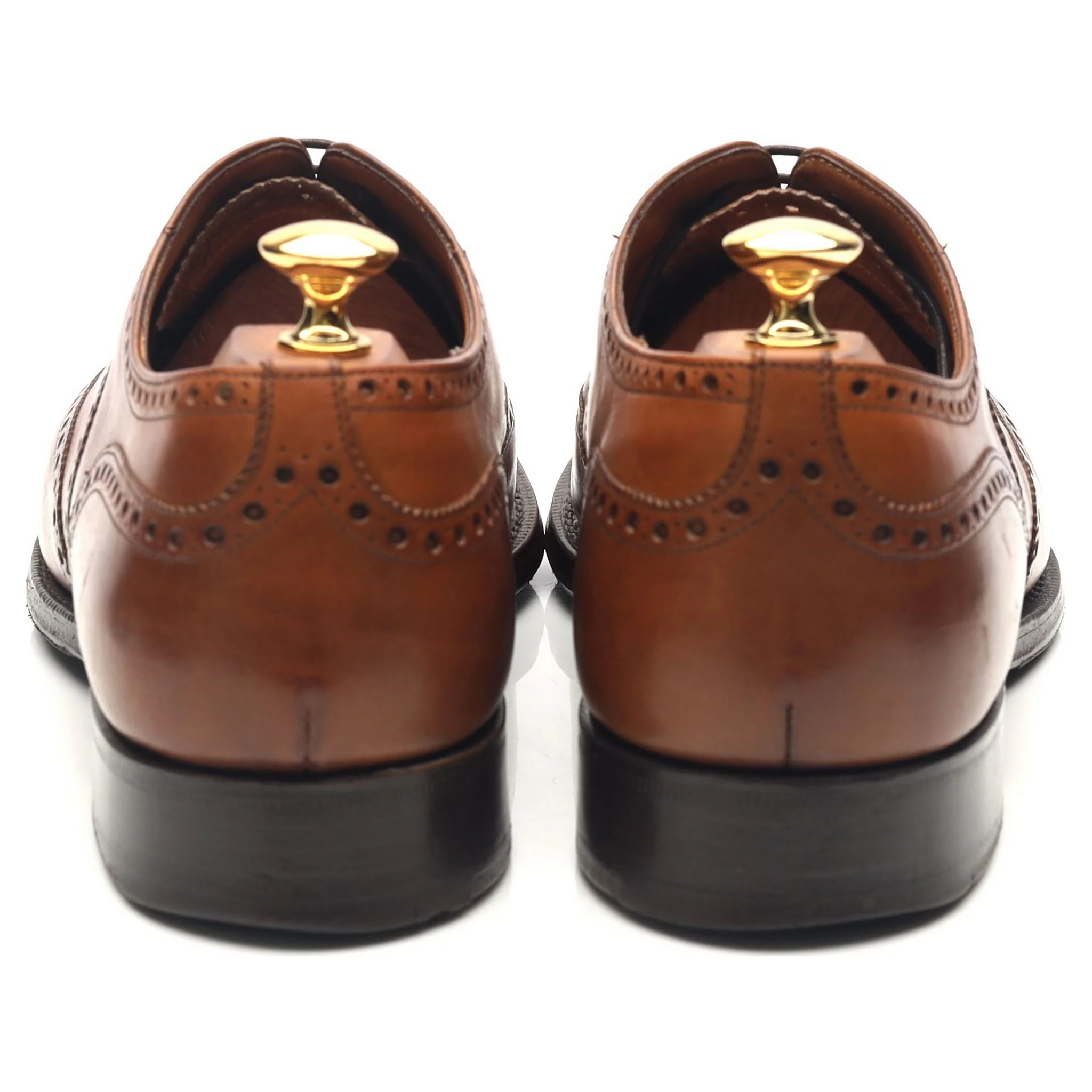 'Chetwynd' Tan Brown Leather Brogues UK 9 G - Image 4