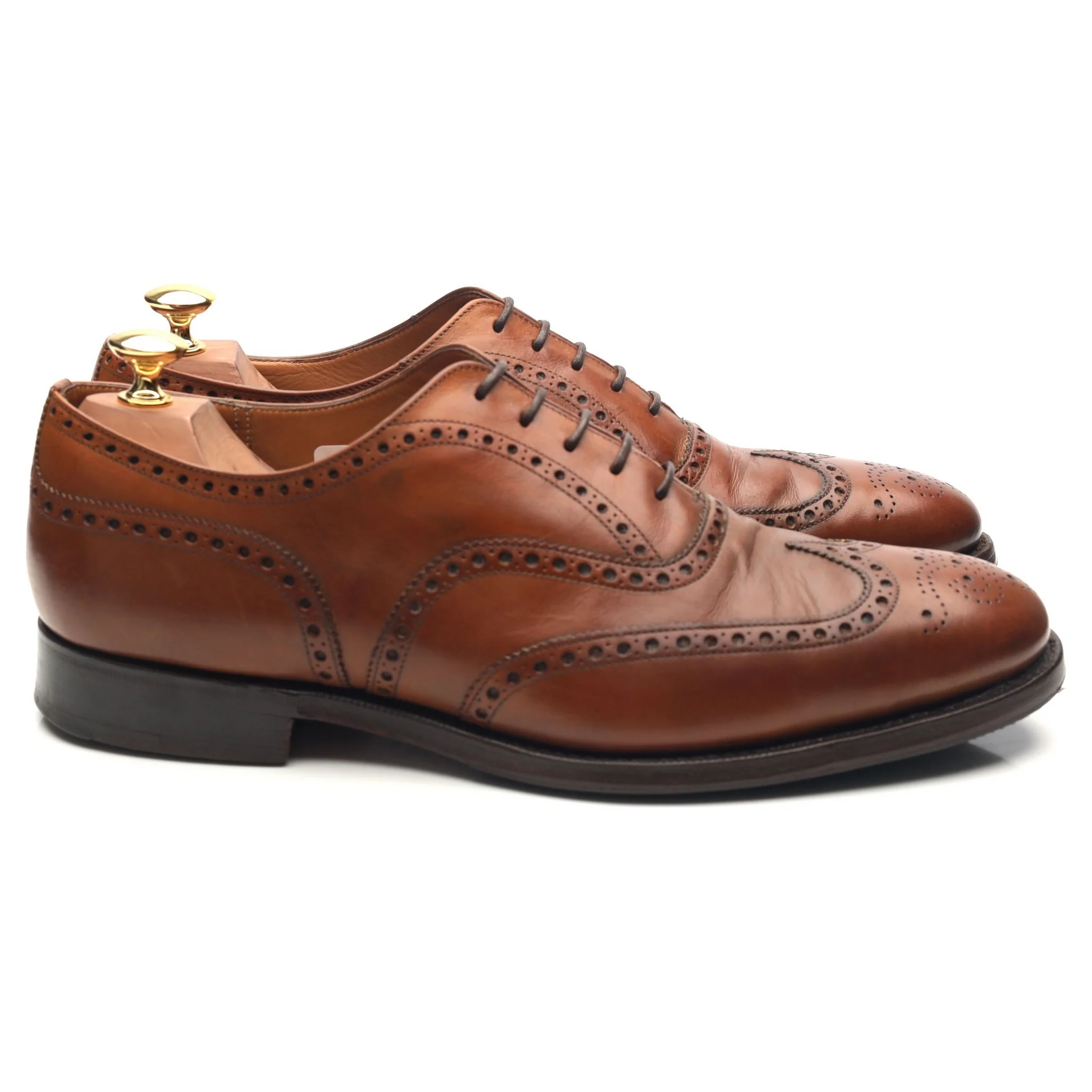 'Chetwynd' Tan Brown Leather Brogues UK 9 G - Image 6
