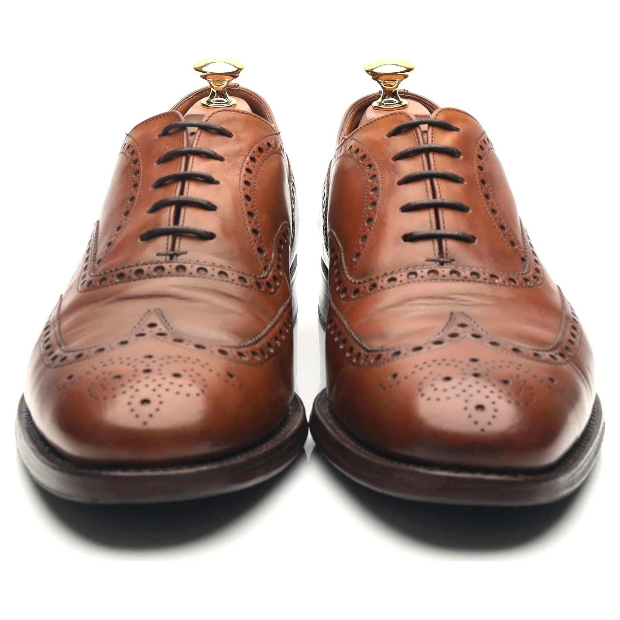'Chetwynd' Tan Brown Leather Brogues UK 9 G - Image 8