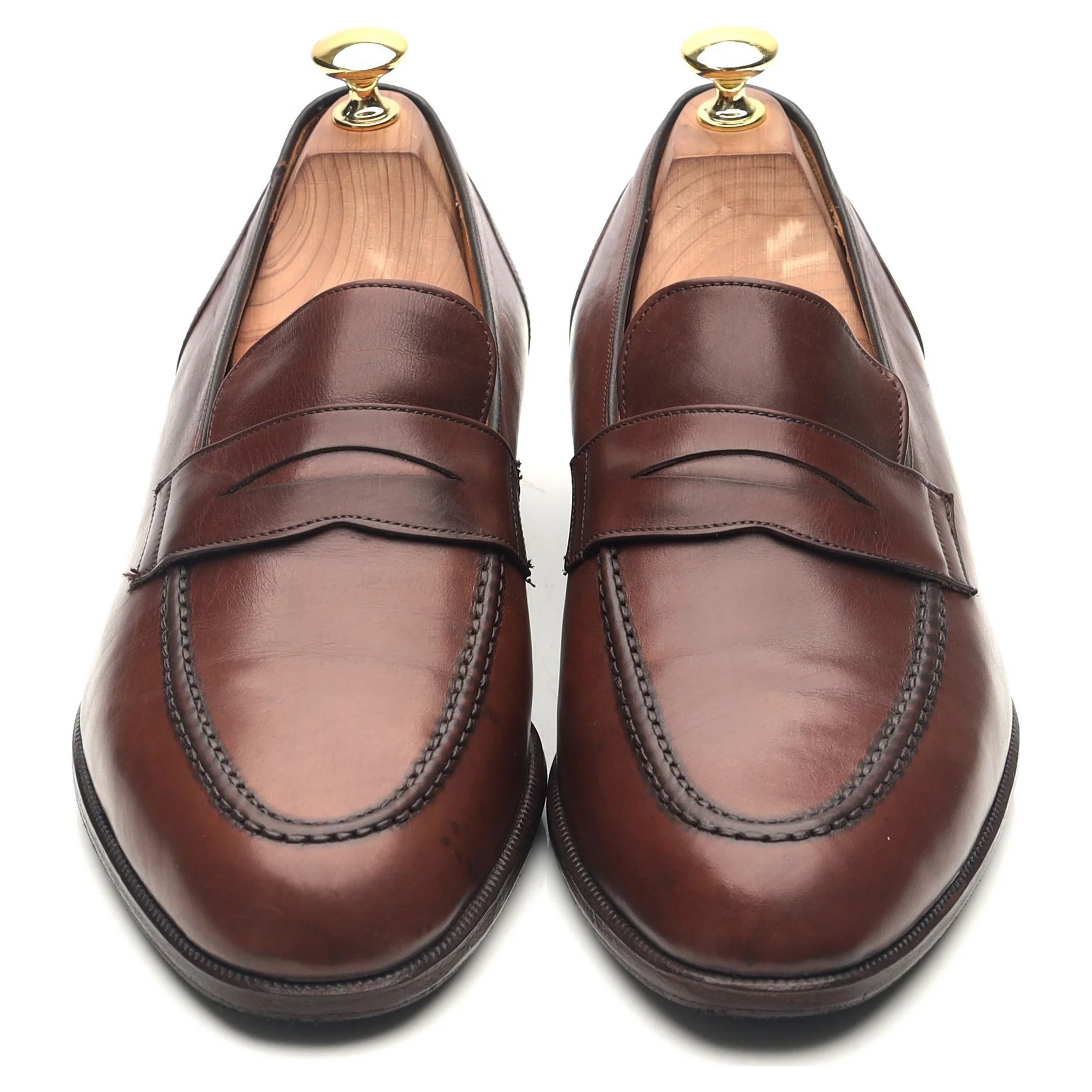 'Salisbury' Brown Leather Loafers UK 8.5 F - Image 11
