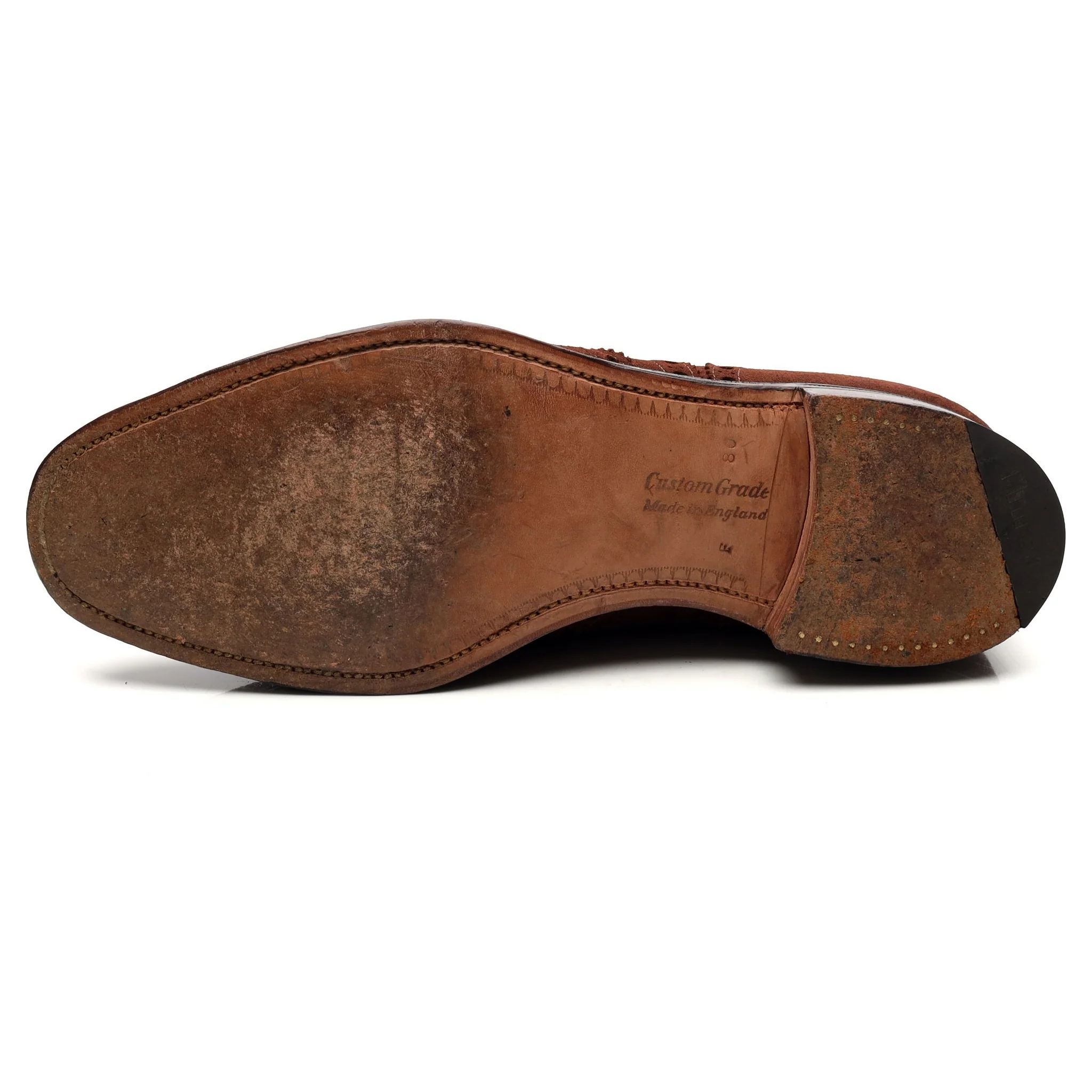 'Buck' Brown Suede Brogues UK 8 F - Image 10