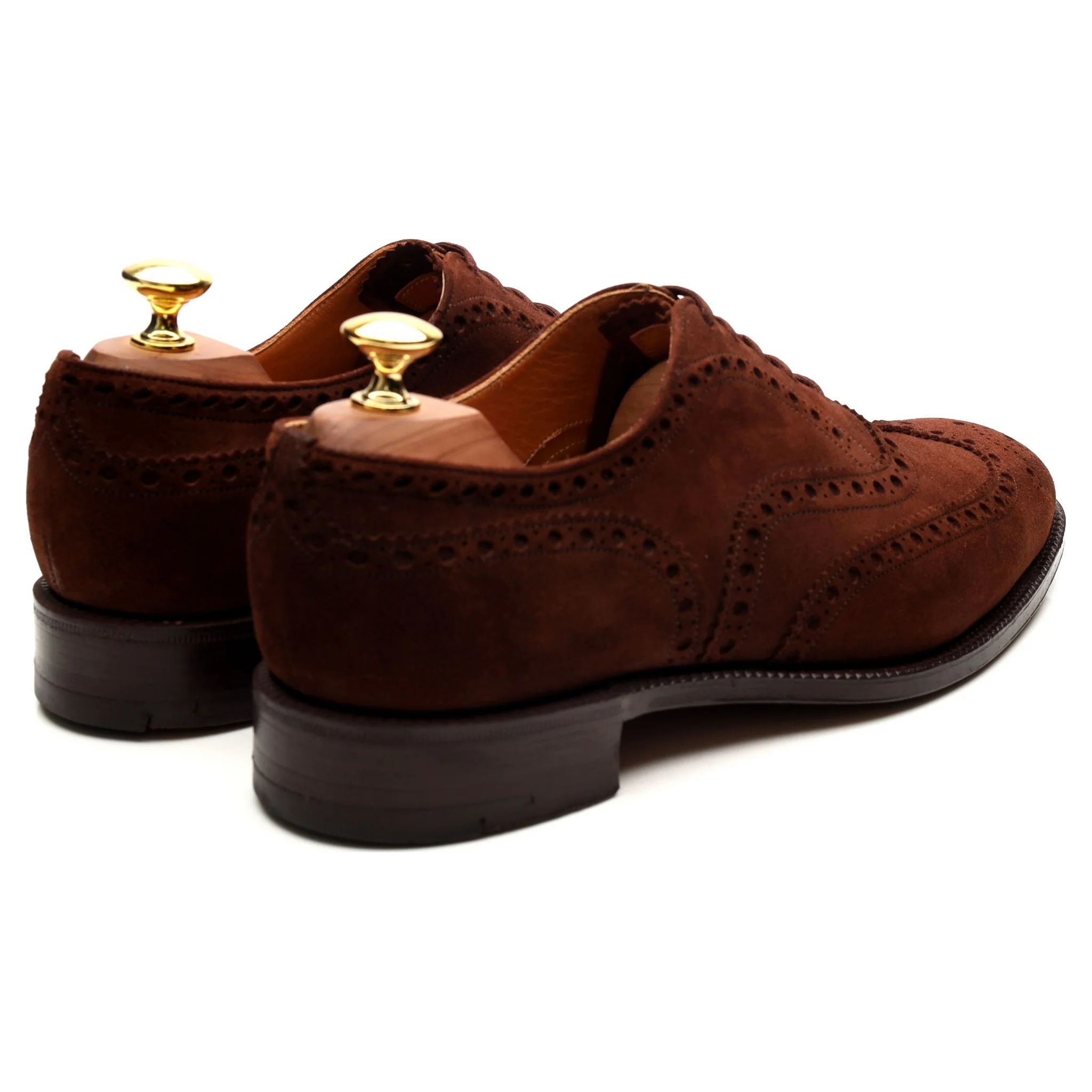 'Buck' Brown Suede Brogues UK 8 F - Image 5