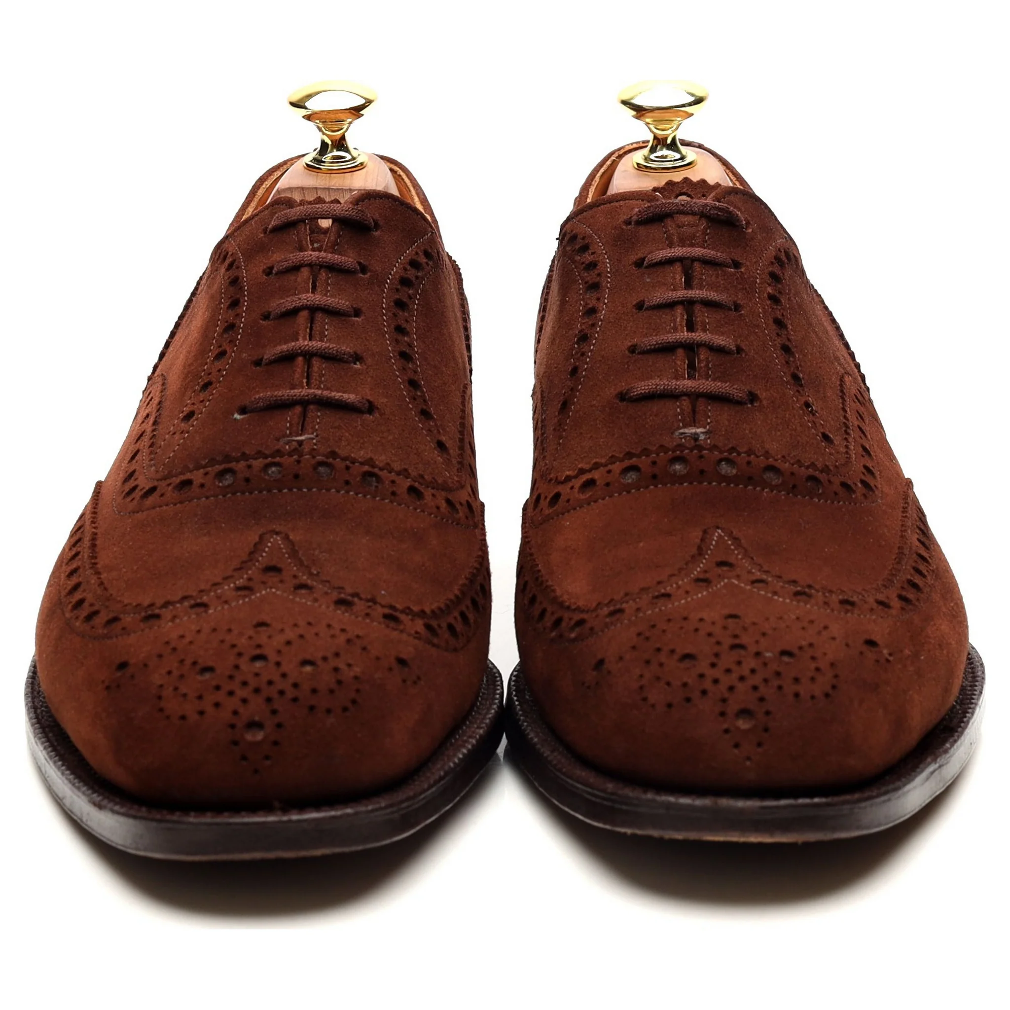 'Buck' Brown Suede Brogues UK 8 F - Image 8