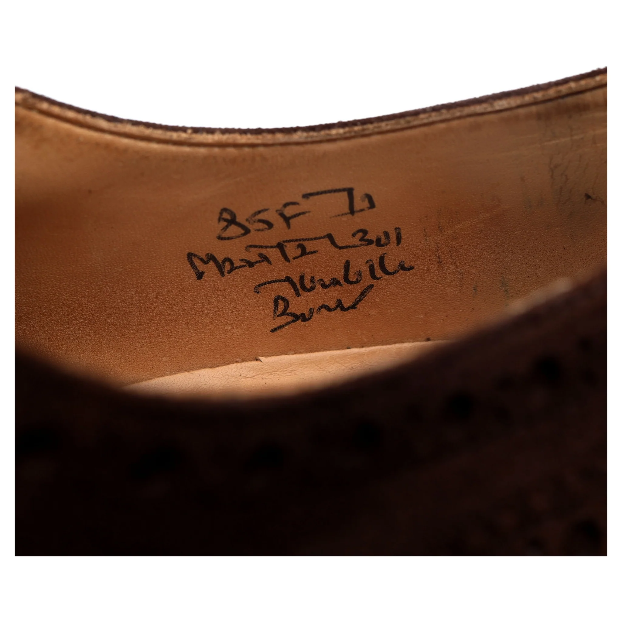'Buck' Brown Suede Brogues UK 8.5 F - Image 13