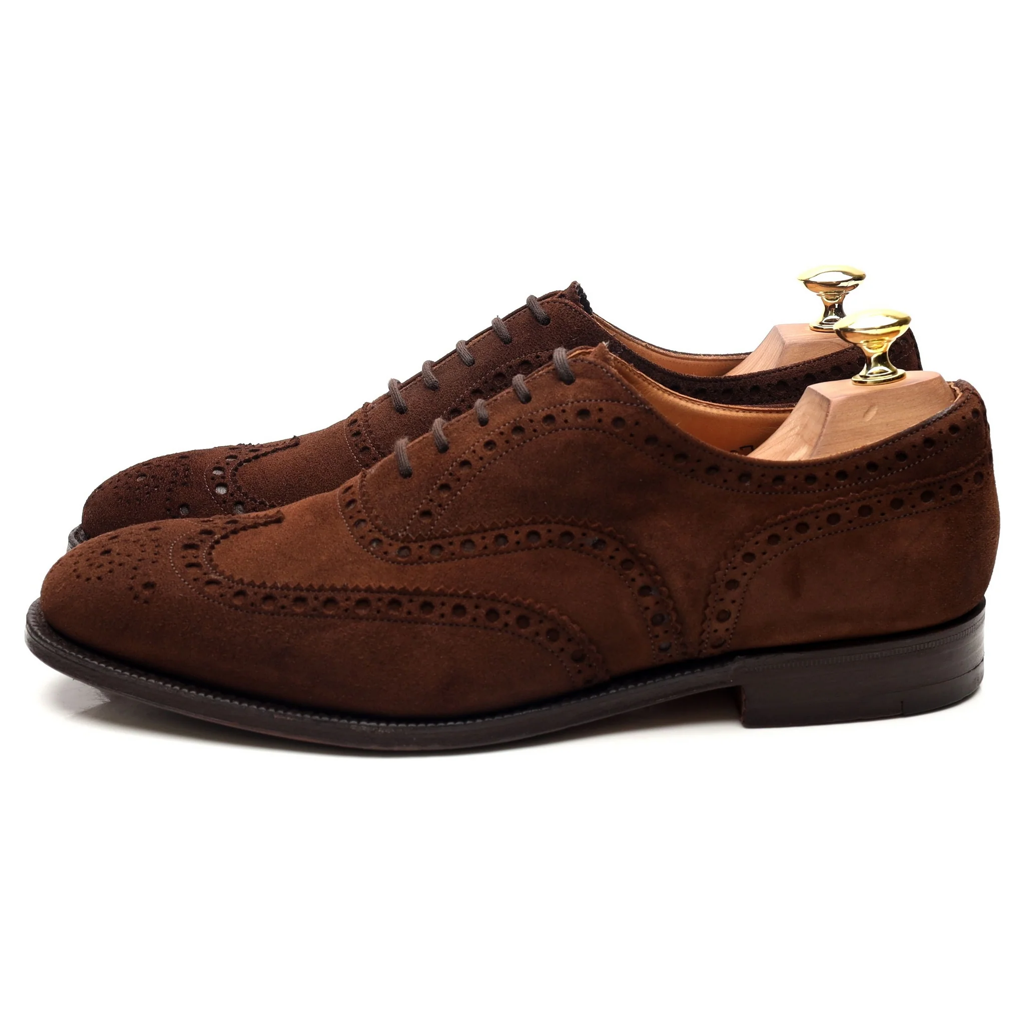 'Buck' Brown Suede Brogues UK 8.5 F - Image 2