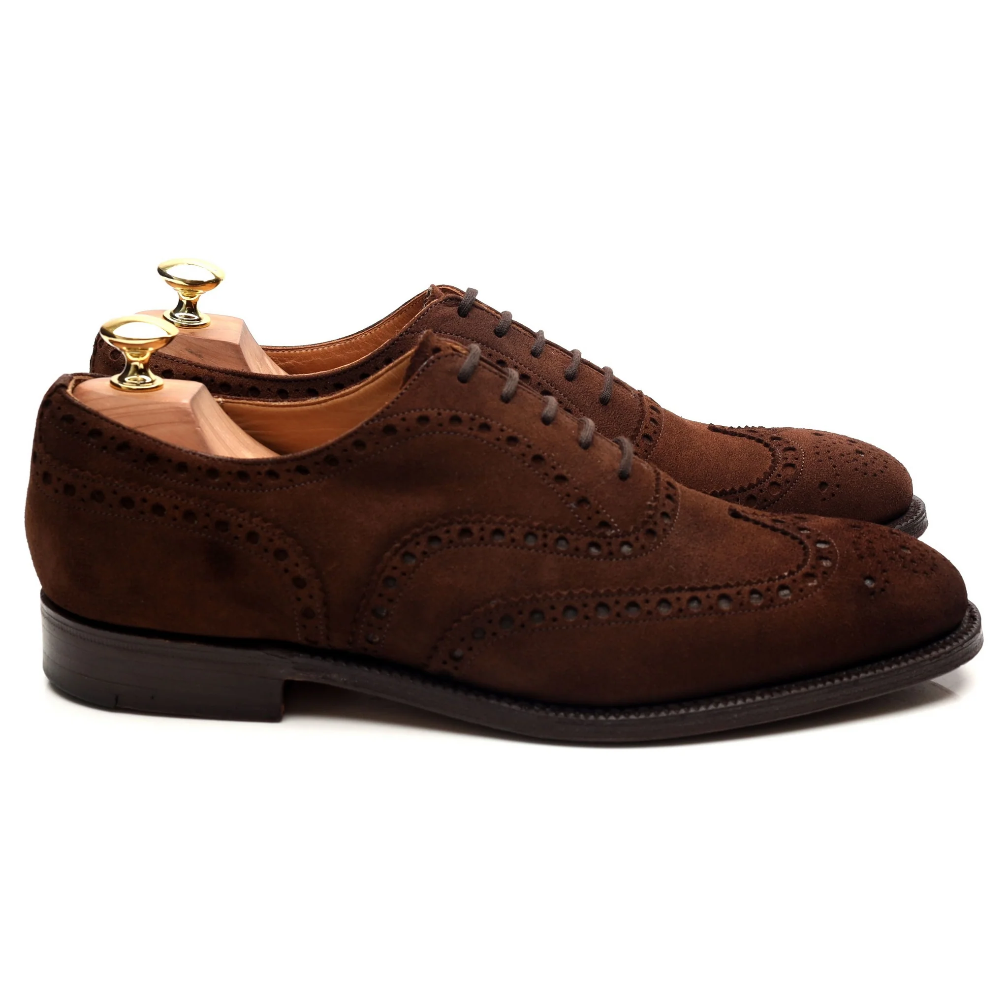 'Buck' Brown Suede Brogues UK 8.5 F - Image 6
