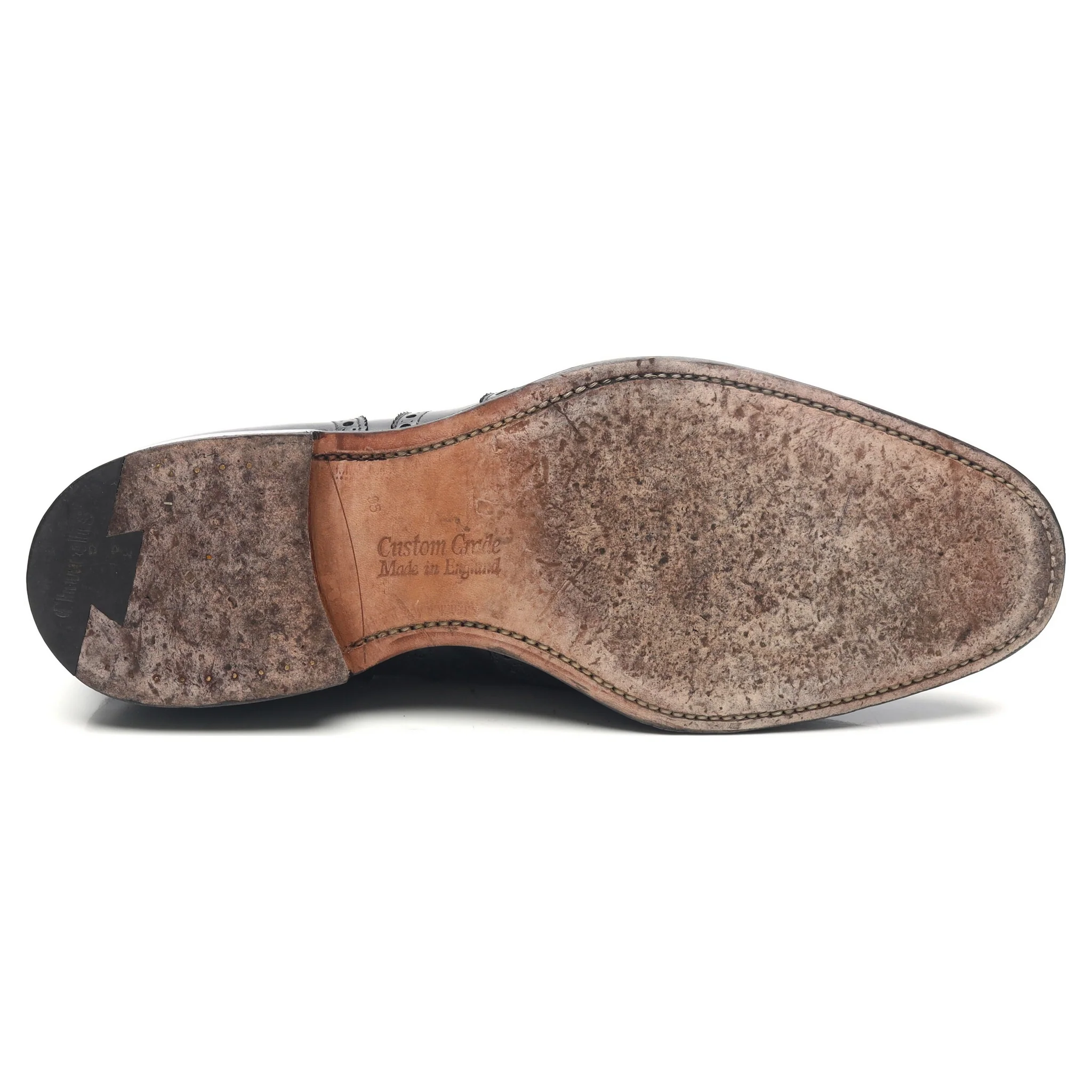 'Chetwynd' Black Leather Brogues UK 9.5 H - Image 11