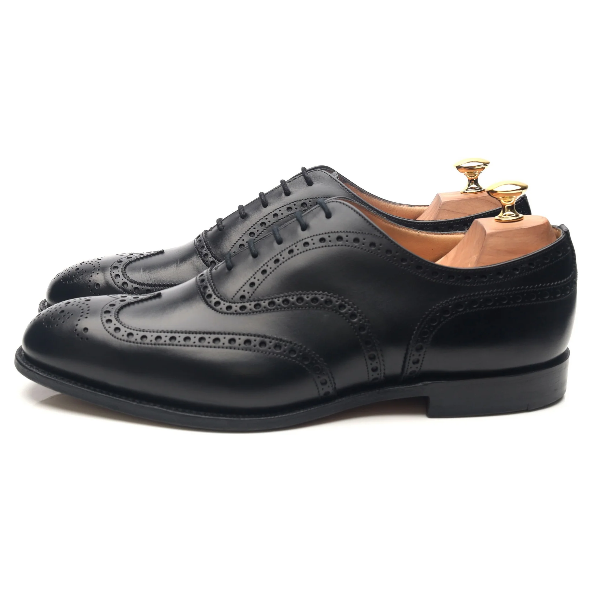 'Chetwynd' Black Leather Brogues UK 9.5 H - Image 2