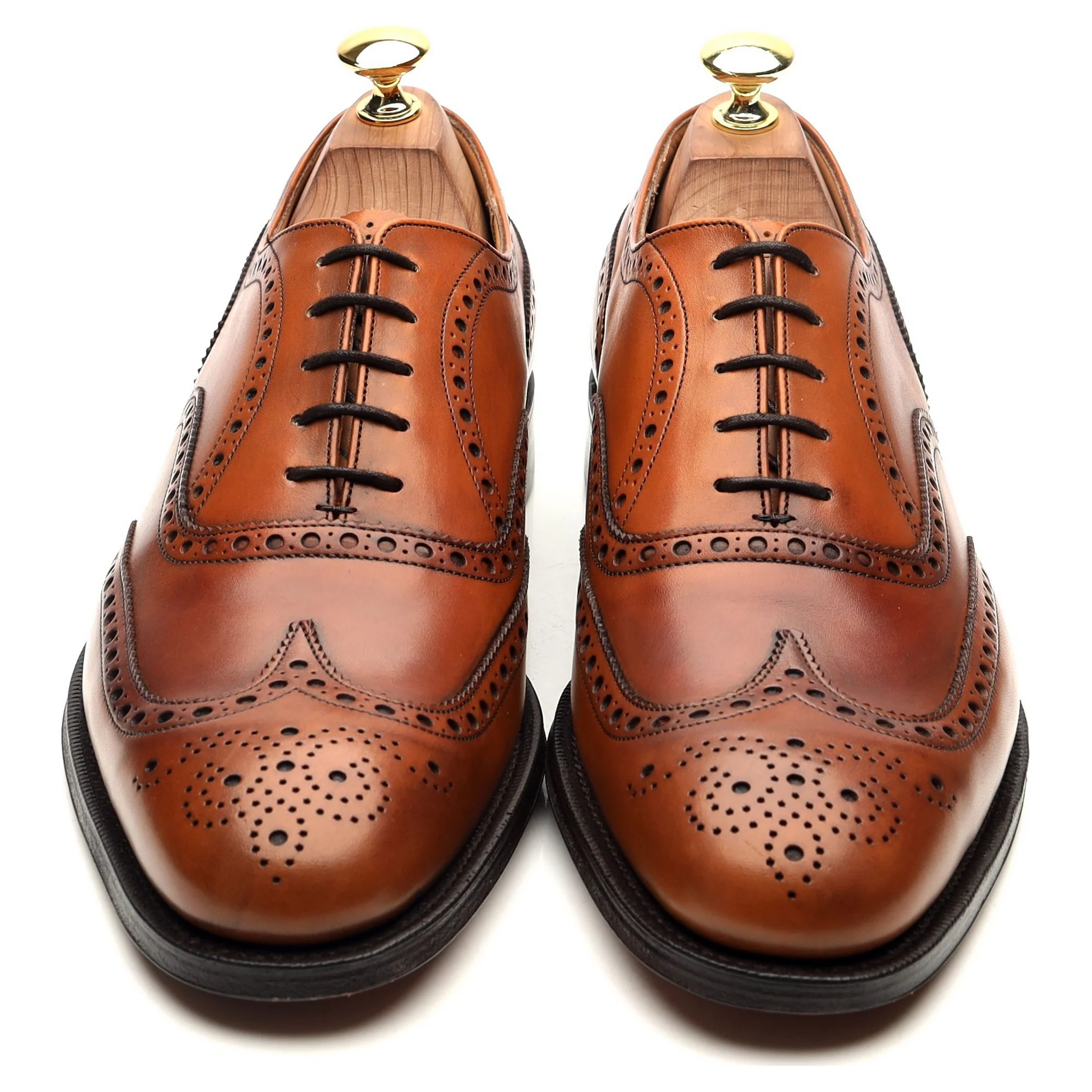 'Chetwynd' Tan Brown Leather Brogues UK 8 F - Image 9