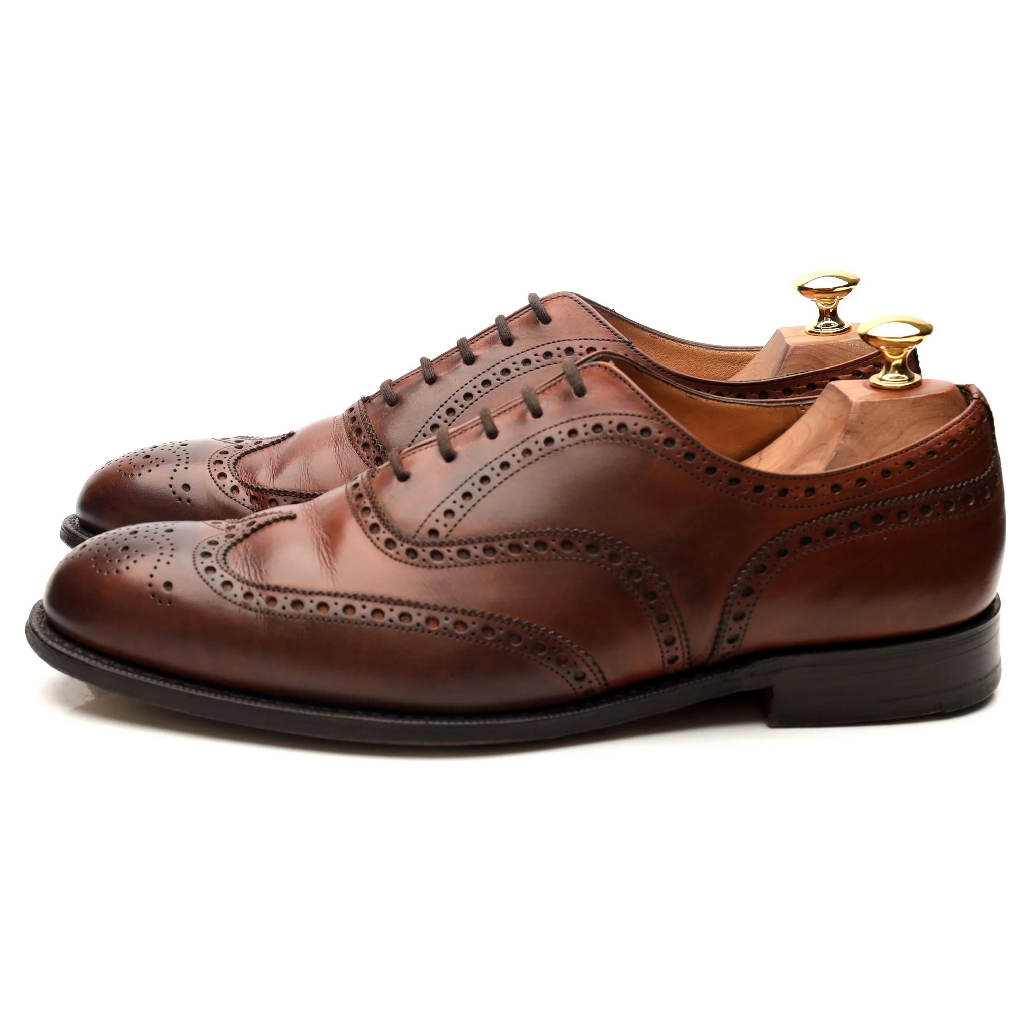 'Chetwynd' Tan Brown Leather Brogues UK 9 G - Image 2