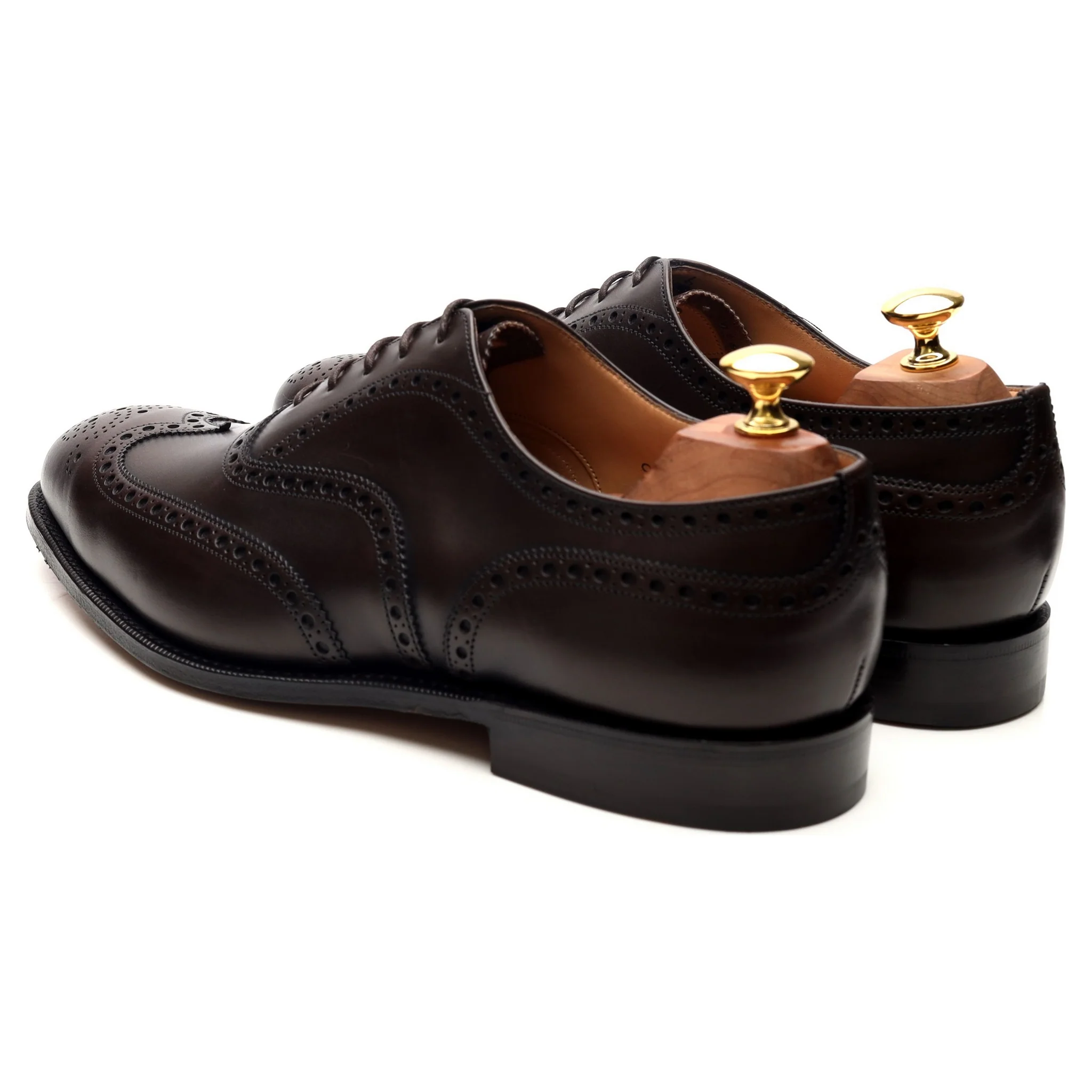 'Chetwynd' Dark Brown Leather Brogues UK 9 H - Image 3