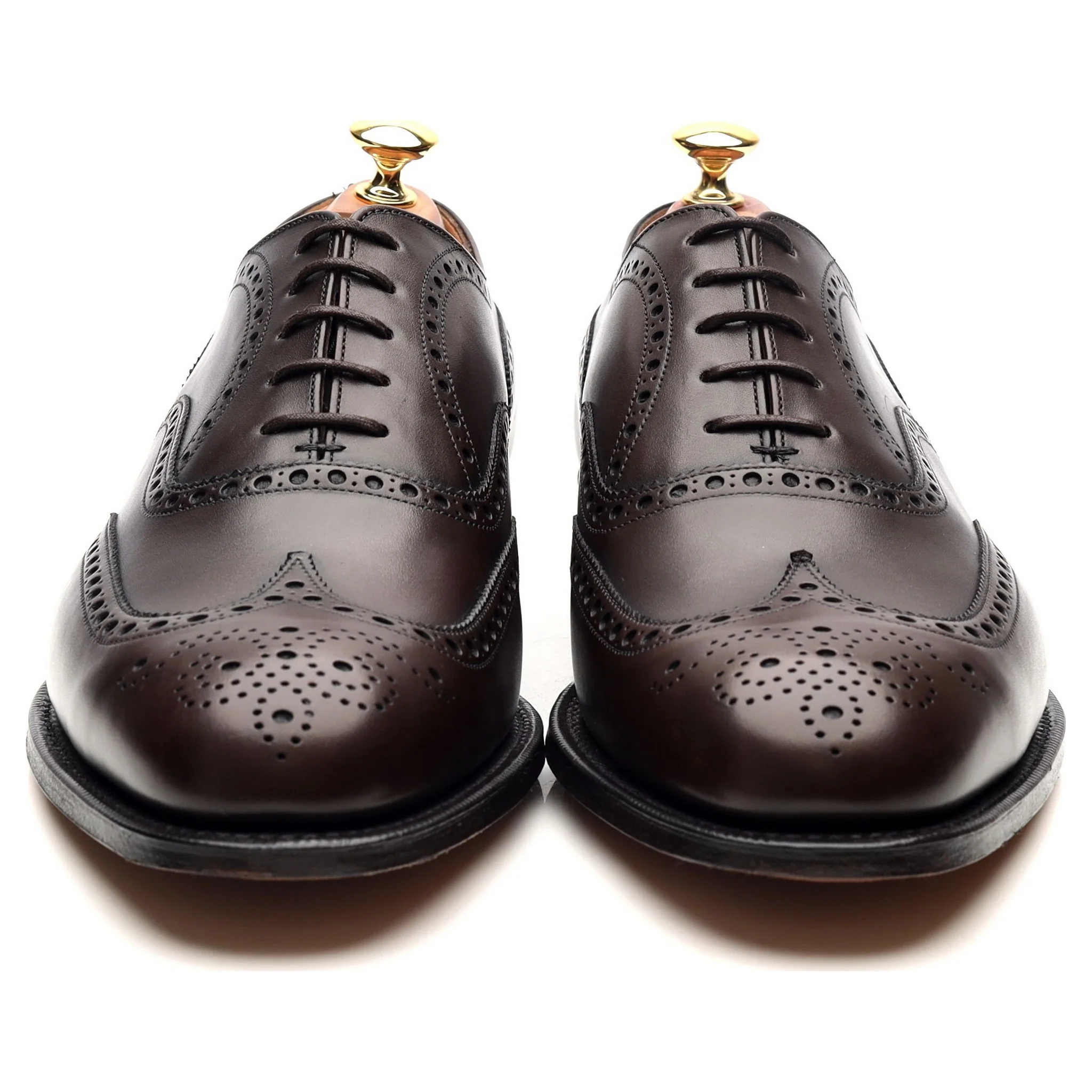 'Chetwynd' Dark Brown Leather Brogues UK 9 H - Image 8