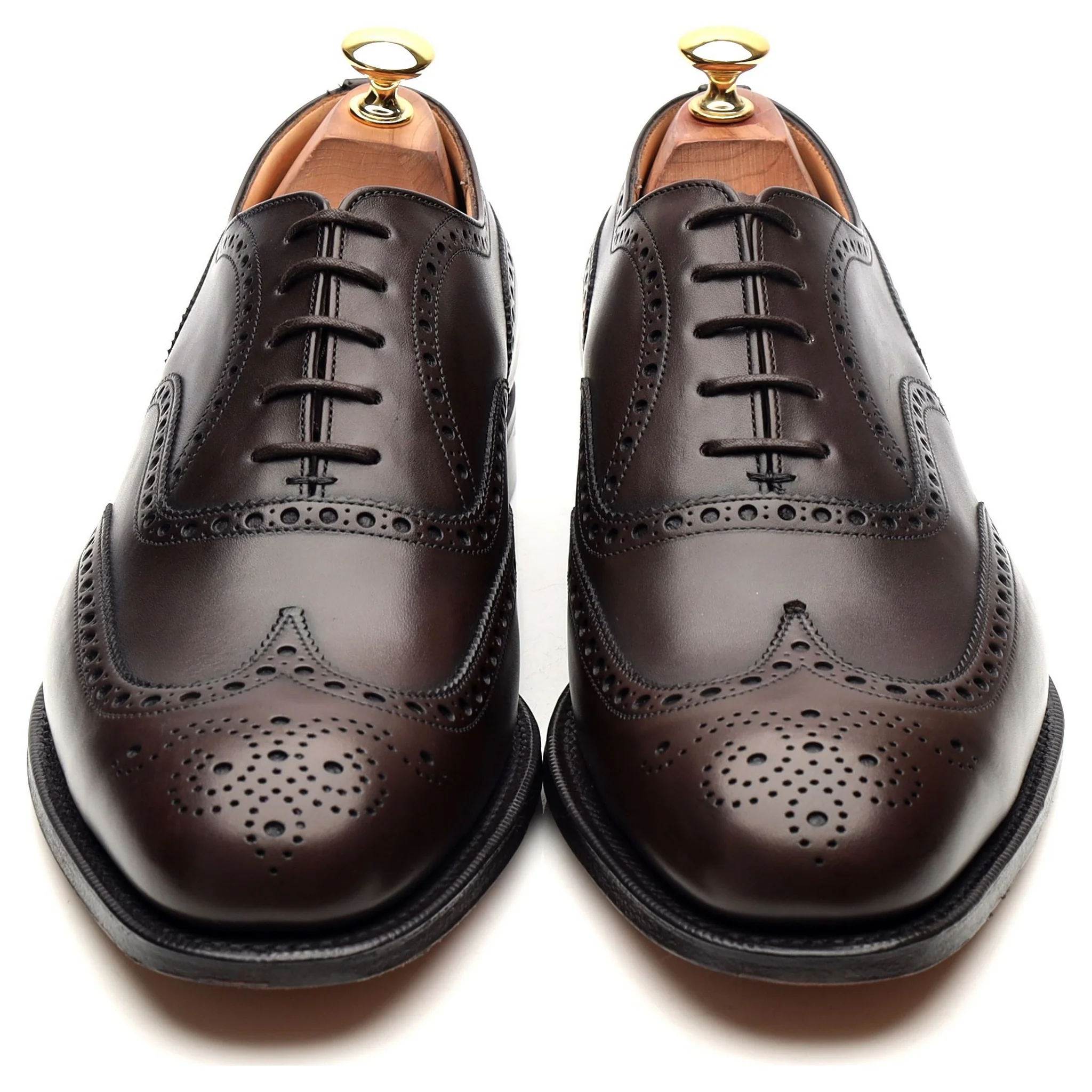 'Chetwynd' Dark Brown Leather Brogues UK 9 H - Image 9