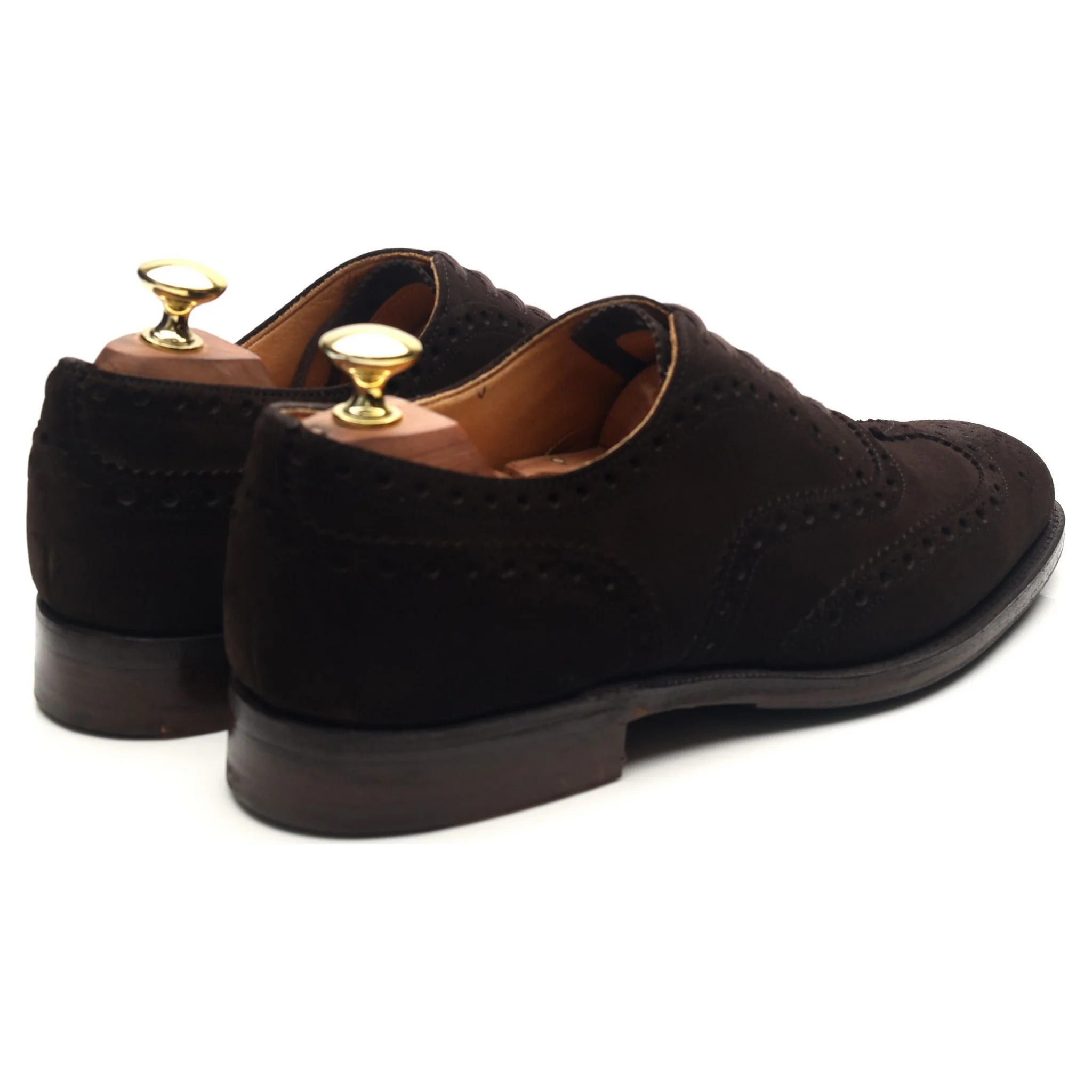'Chetwynd' Dark Brown Suede Brogues UK 7 F - Image 5