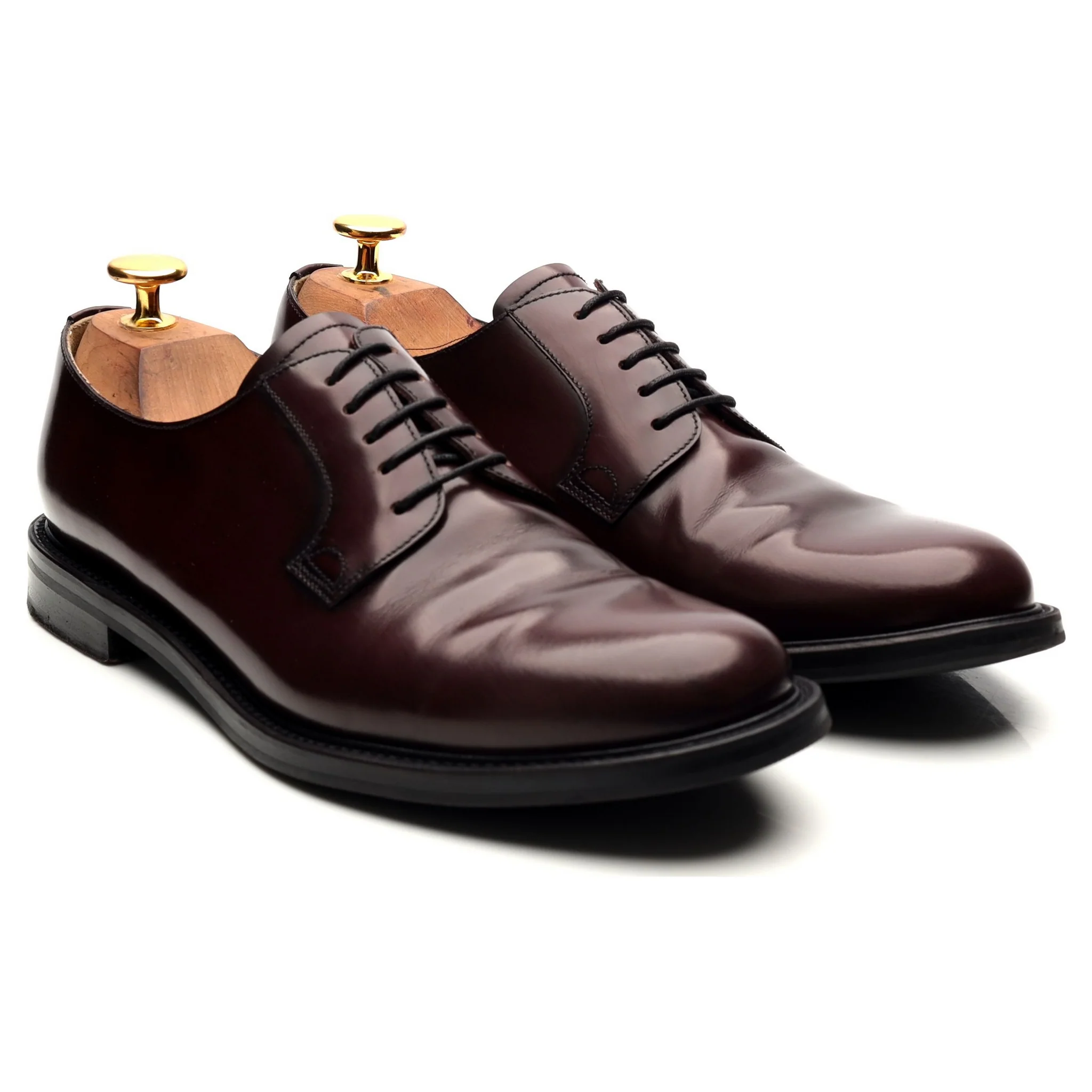 Women's 'Cindy' Burgundy Leather Derby UK 7 EU 40 - Image 7