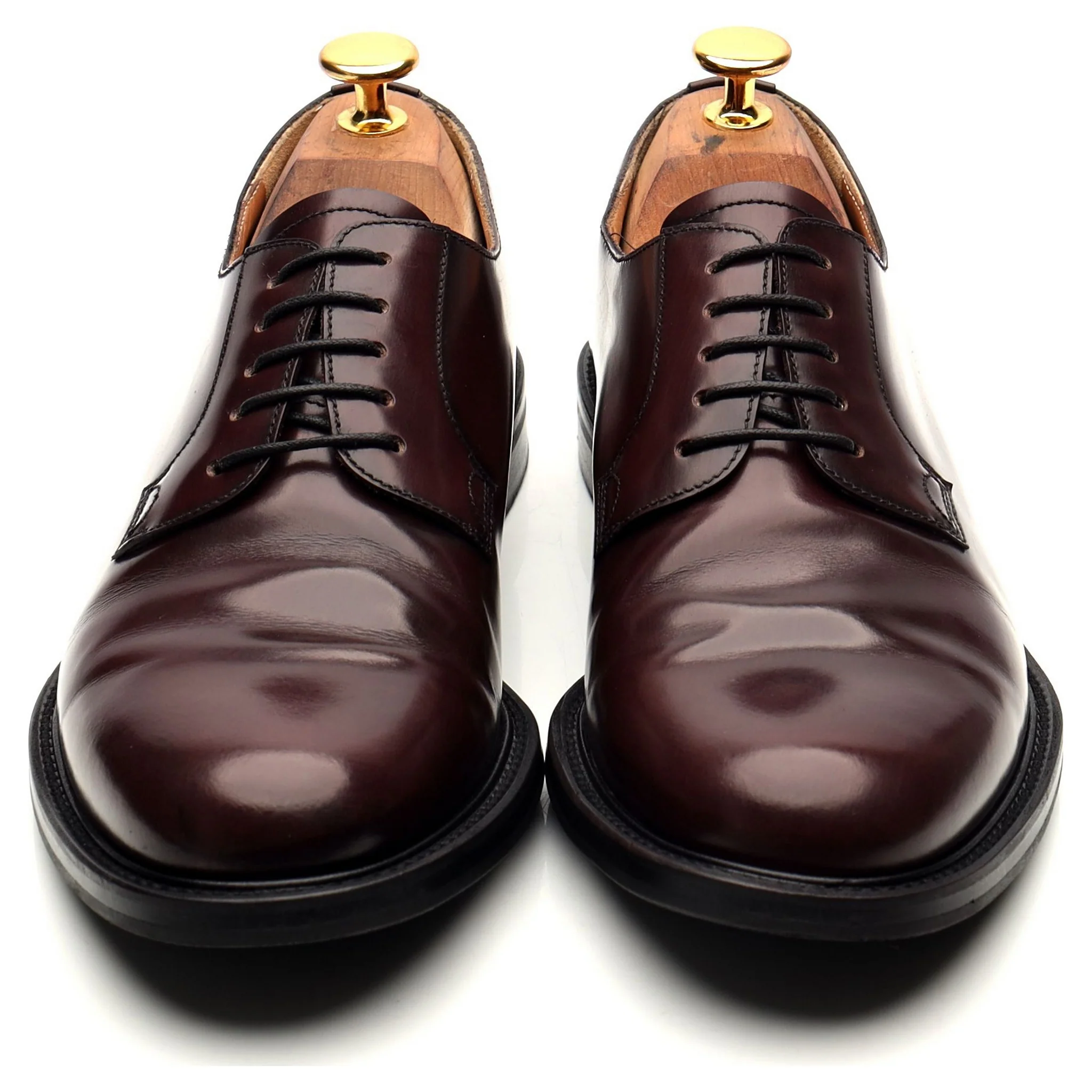 Women's 'Cindy' Burgundy Leather Derby UK 7 EU 40 - Image 9