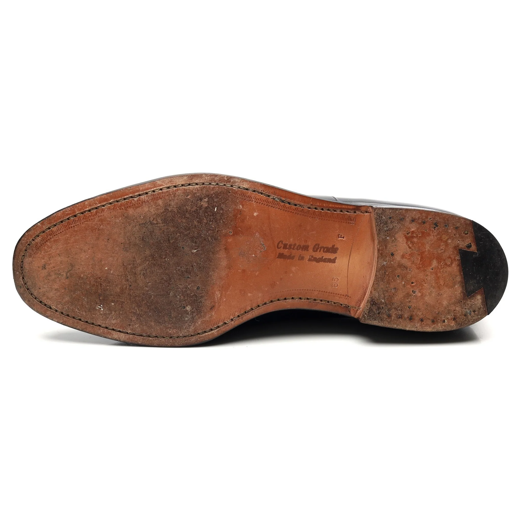'Consul' Black Leather Oxford UK 8.5 F - Image 10