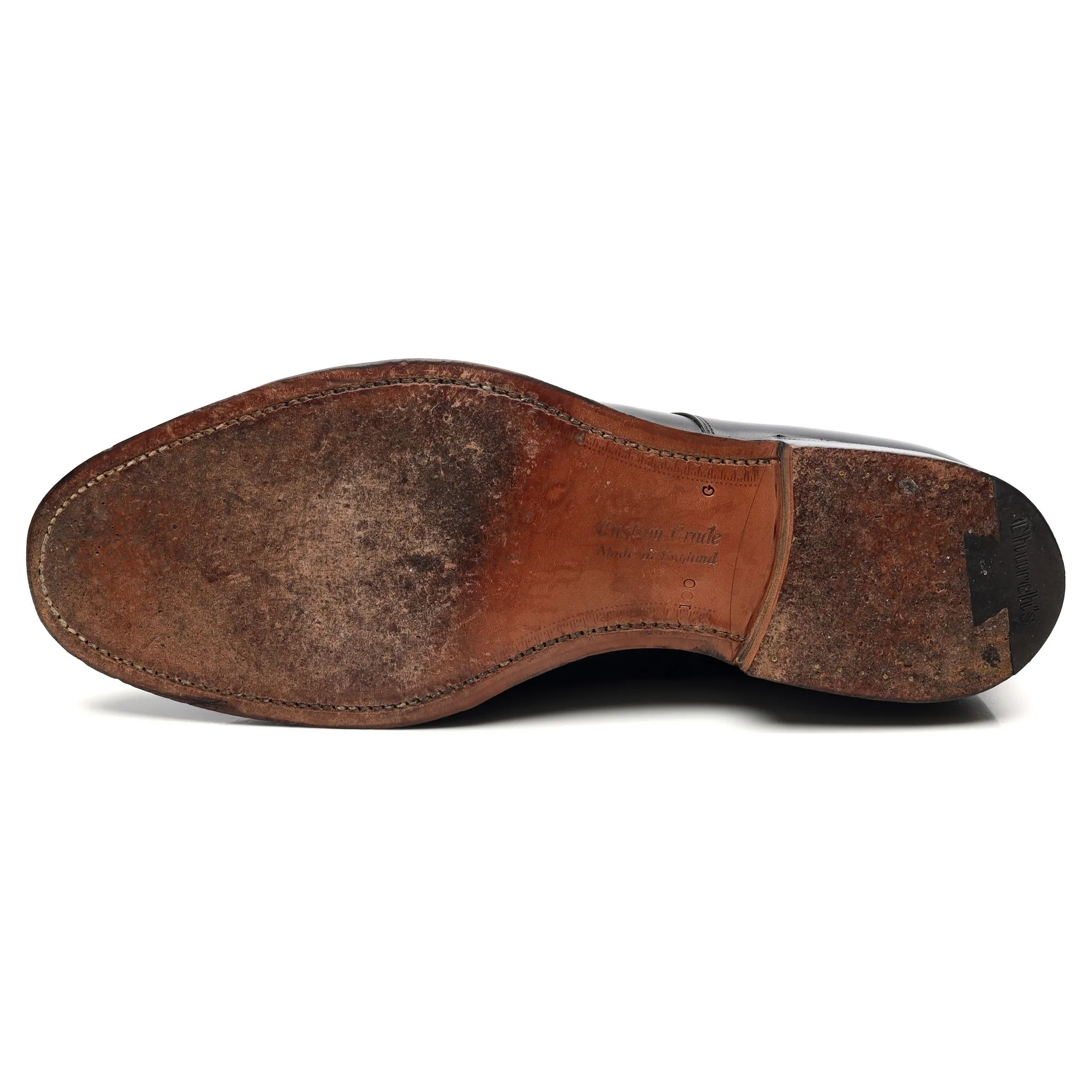 'Cranfield' Black Leather Derby UK 10 G - Image 10