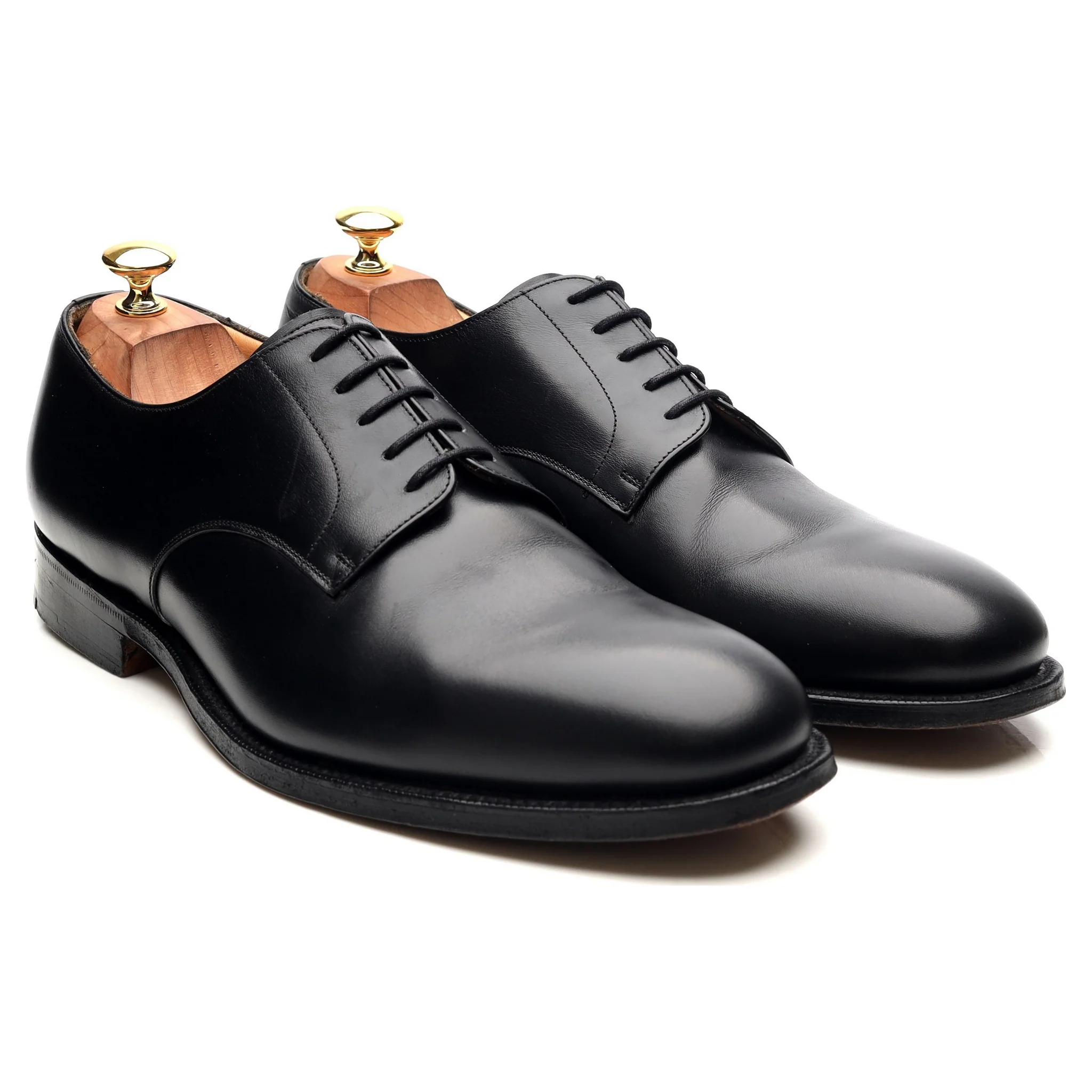 'Cranfield' Black Leather Derby UK 10 G - Image 7