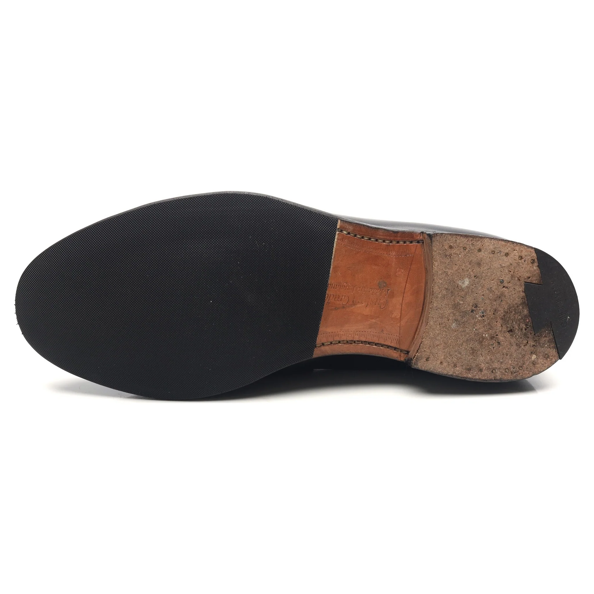 'Darwin' Black Leather Loafers UK 10.5 H - Image 10