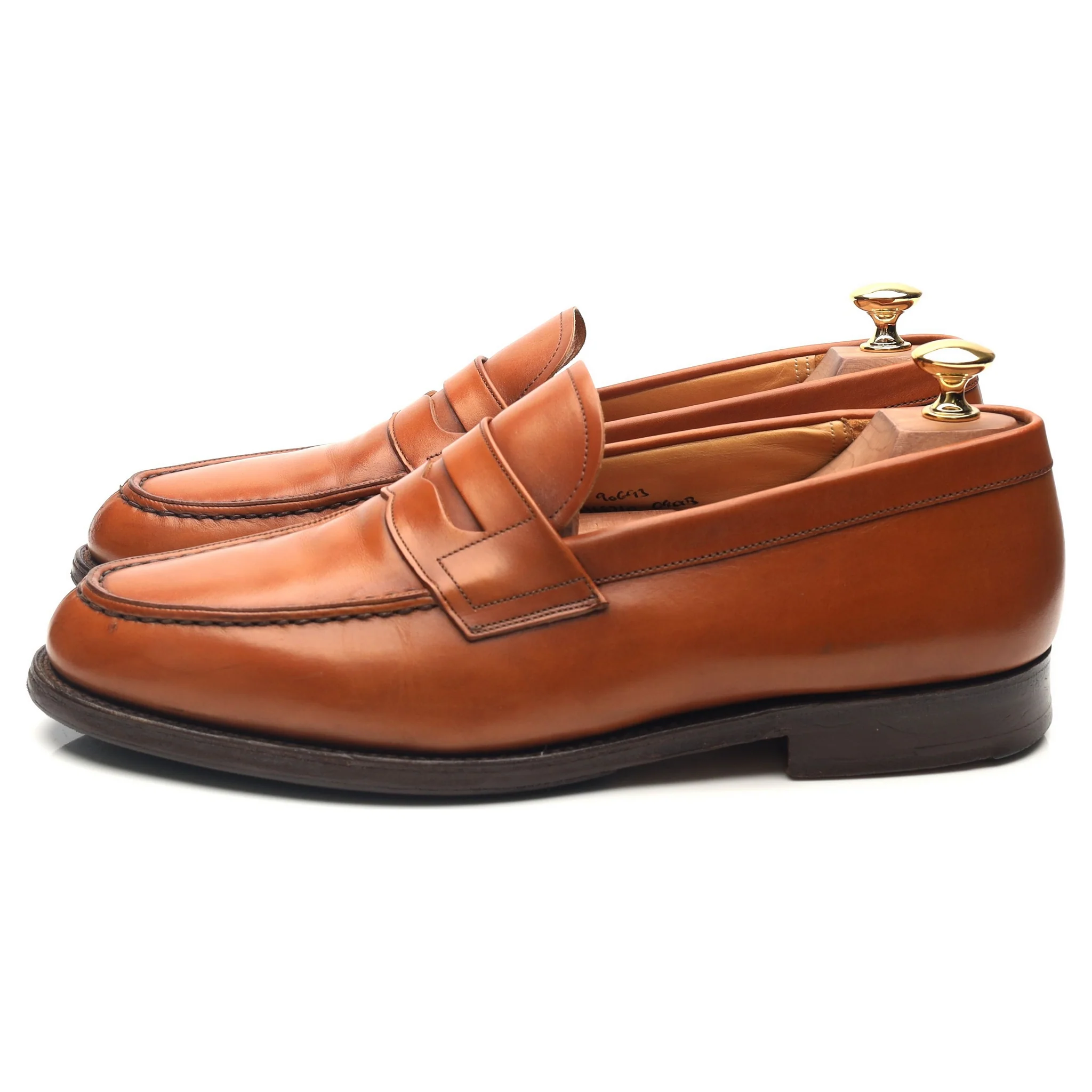 'Darwin' Tan Brown Leather Loafers UK 9 G - Image 2