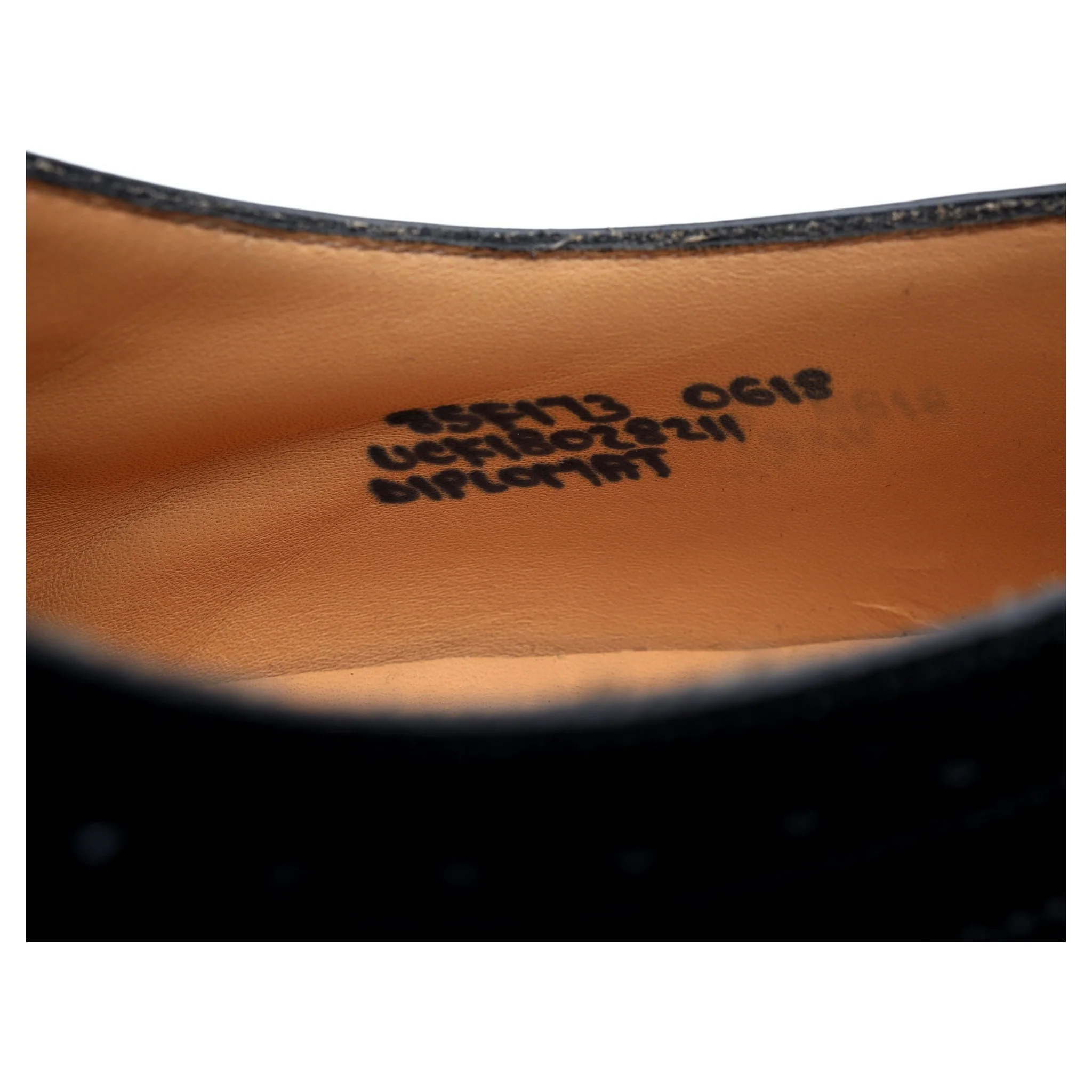 'Diplomat' Black Leather Oxford Semi Brogues UK 8.5 F - Image 13