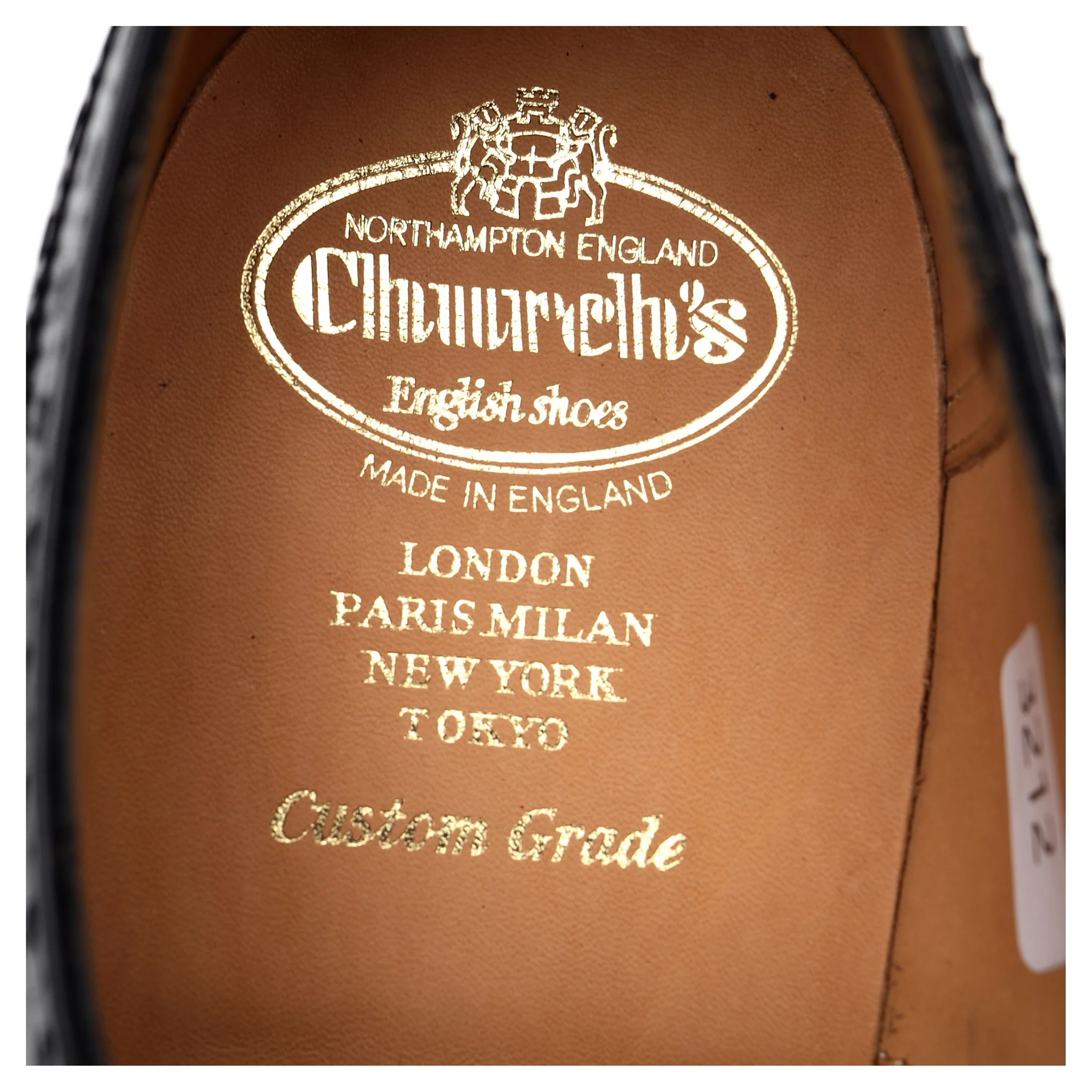 'Diplomat' Black Leather Oxford Semi Brogues UK 11 G - Image 12