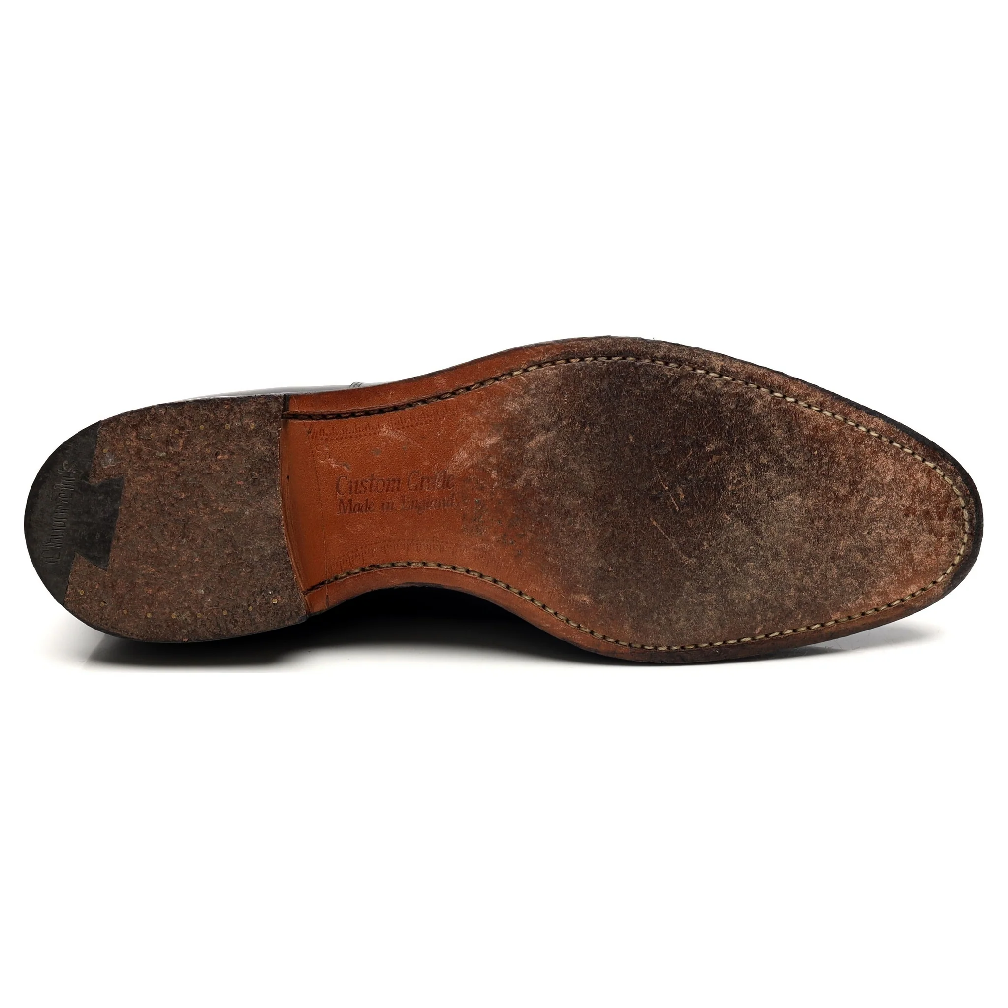'Dubai' Black Leather Oxford UK 6.5 G - Image 11