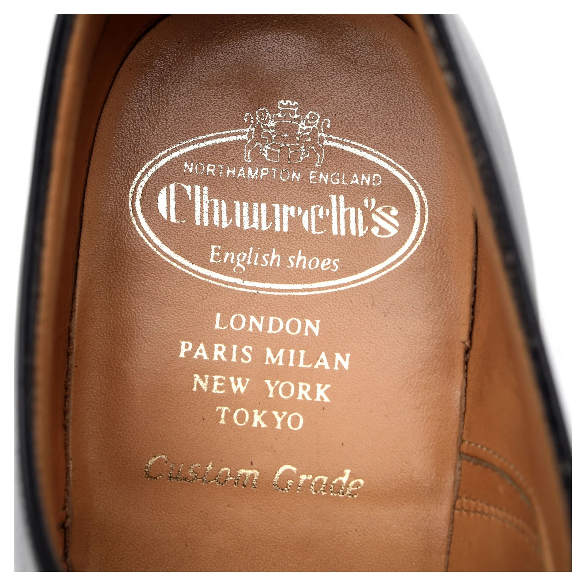 'Dubai' Black Leather Oxford UK 6.5 G - Image 12