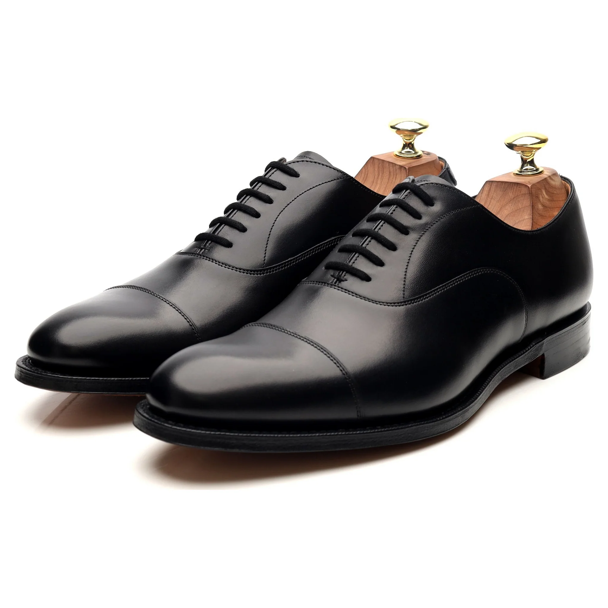 'Dubai' Black Leather Oxford UK 7 F