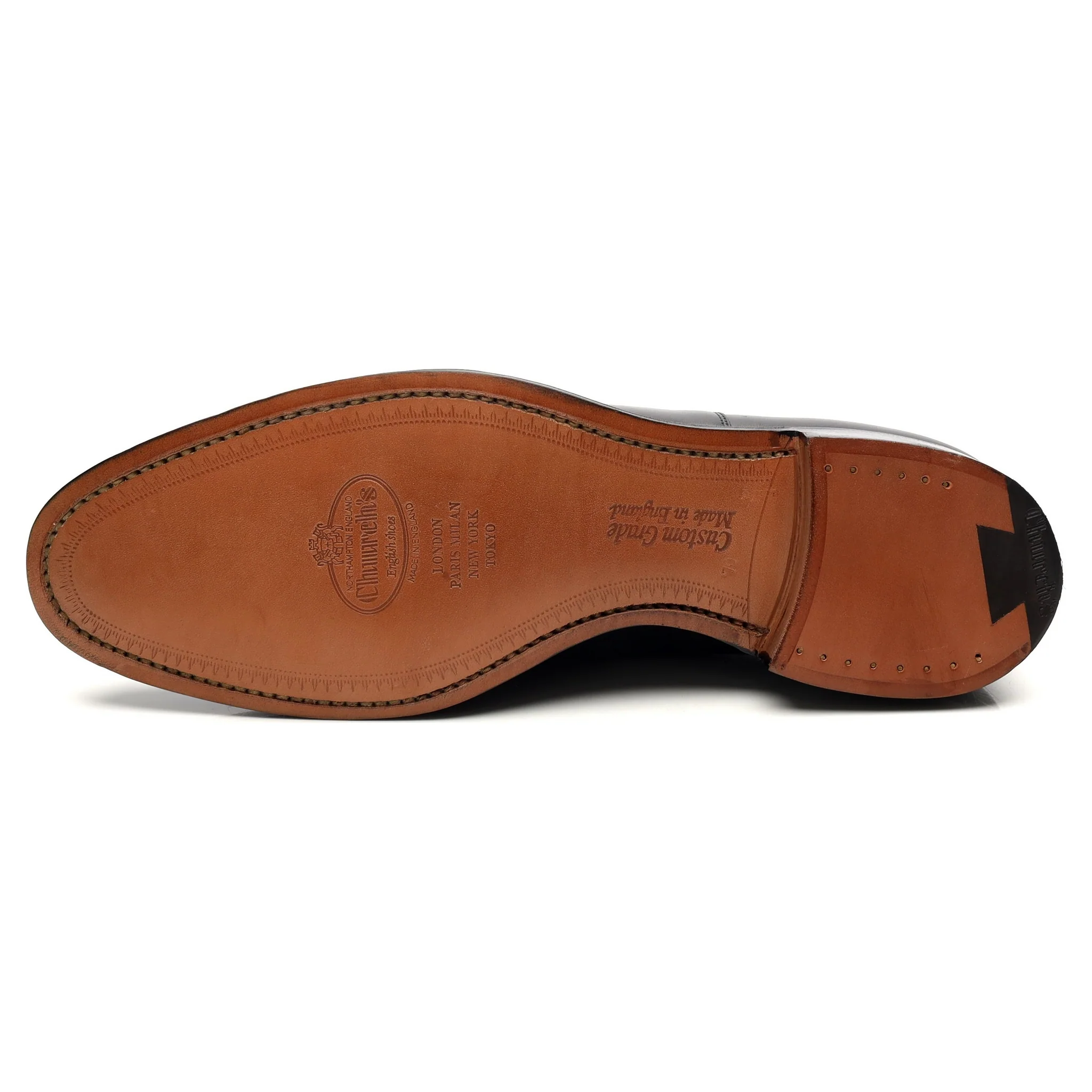 'Dubai' Black Leather Oxford UK 7 F - Image 10