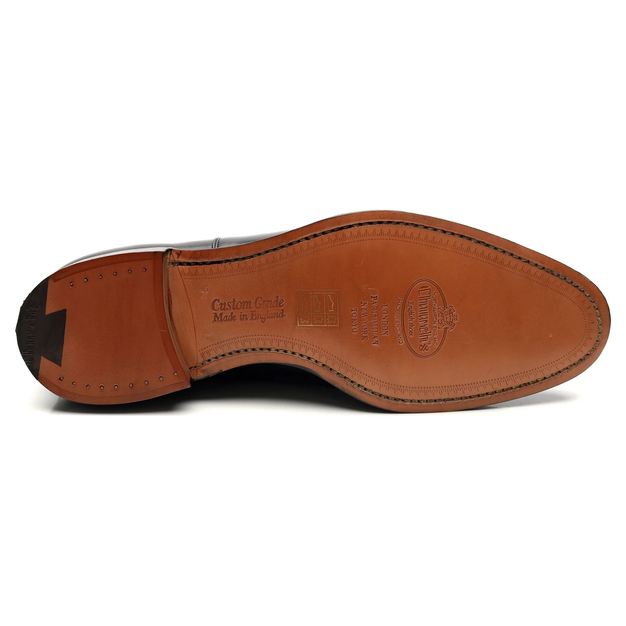 'Dubai' Black Leather Oxford UK 7 F - Image 11