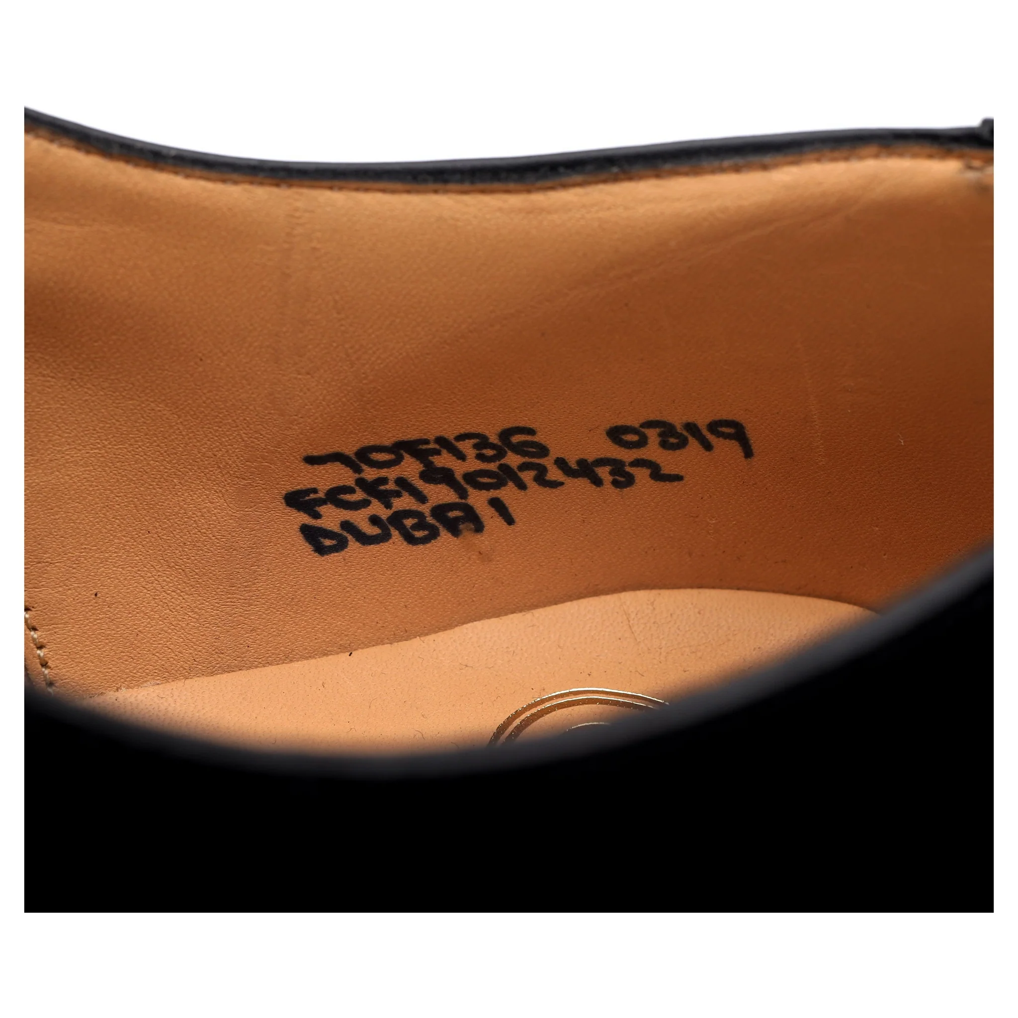 'Dubai' Black Leather Oxford UK 7 F - Image 13