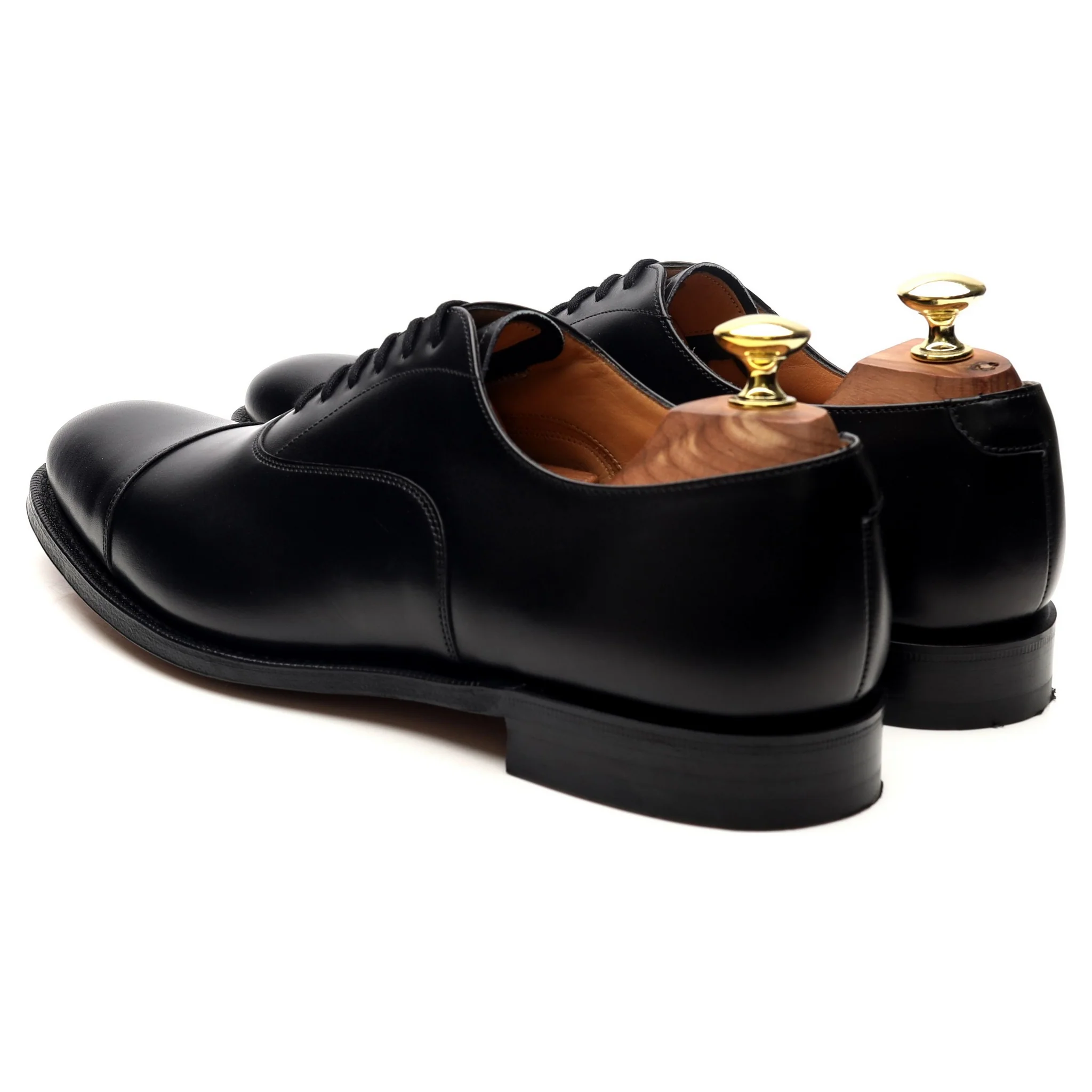 'Dubai' Black Leather Oxford UK 7 F - Image 3