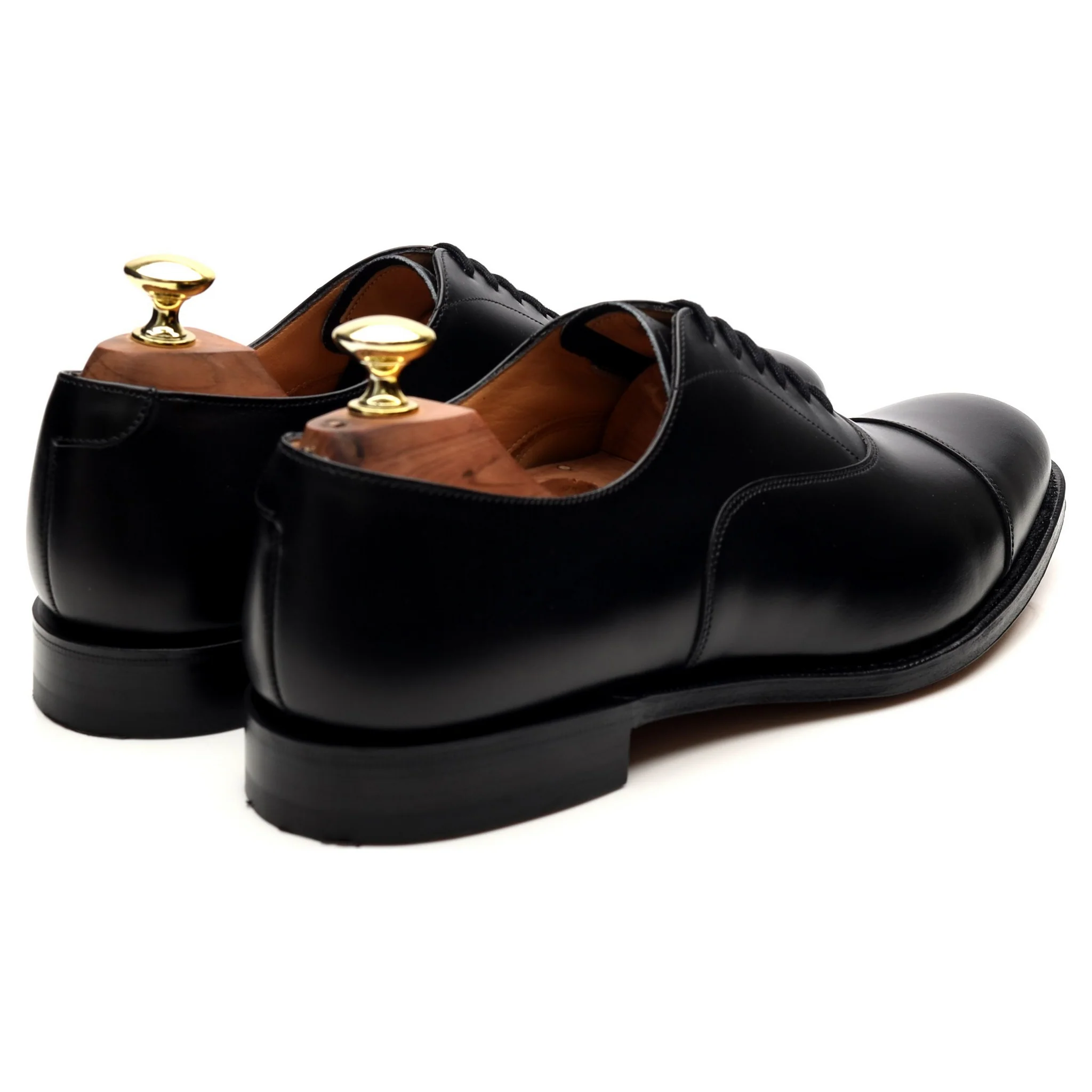 'Dubai' Black Leather Oxford UK 7 F - Image 5