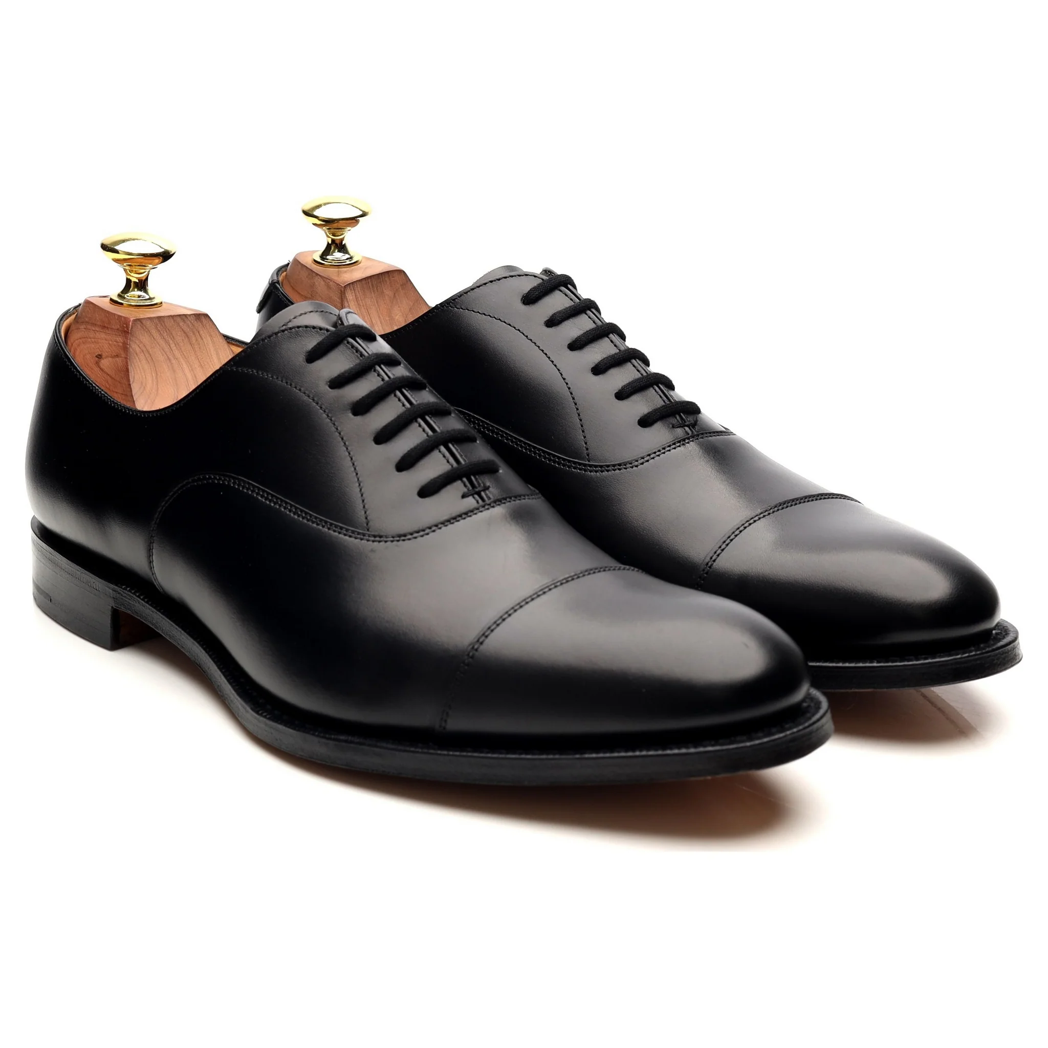 'Dubai' Black Leather Oxford UK 7 F - Image 7