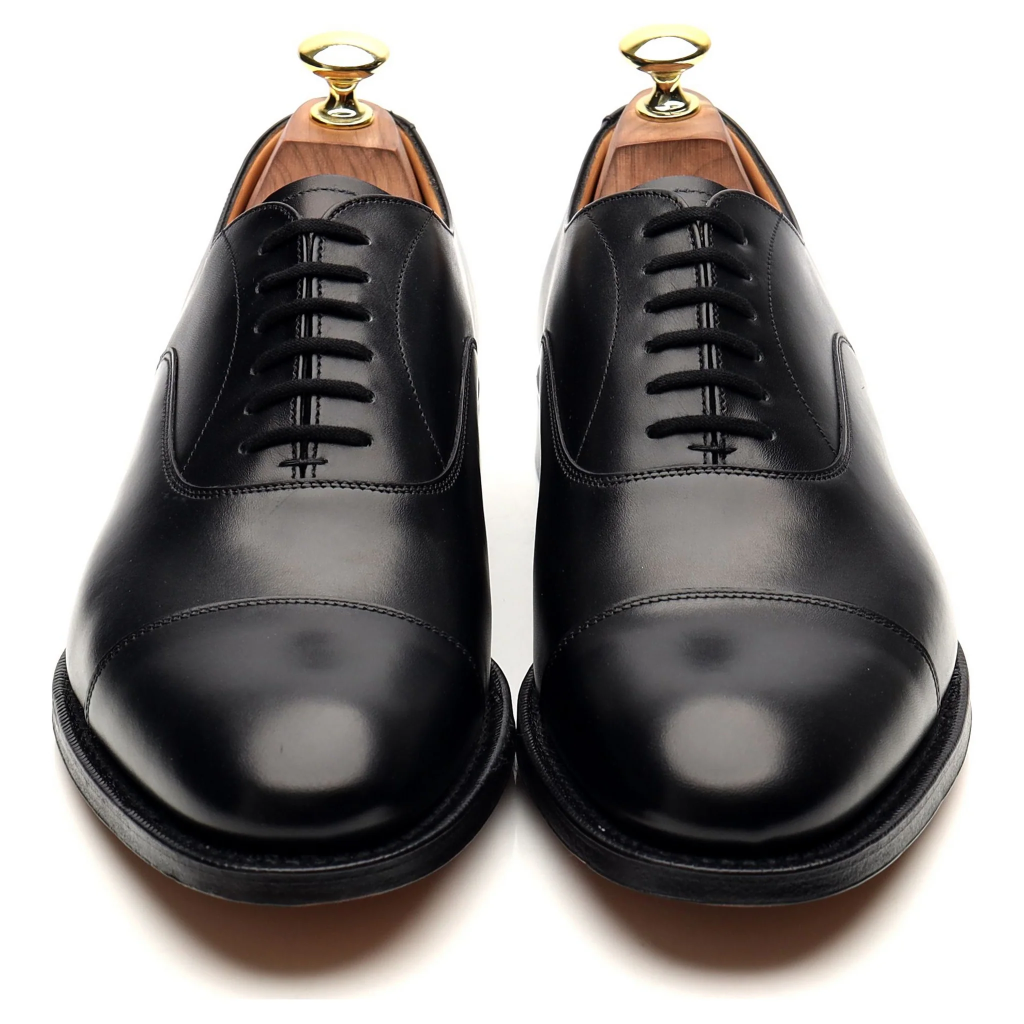 'Dubai' Black Leather Oxford UK 7 F - Image 9