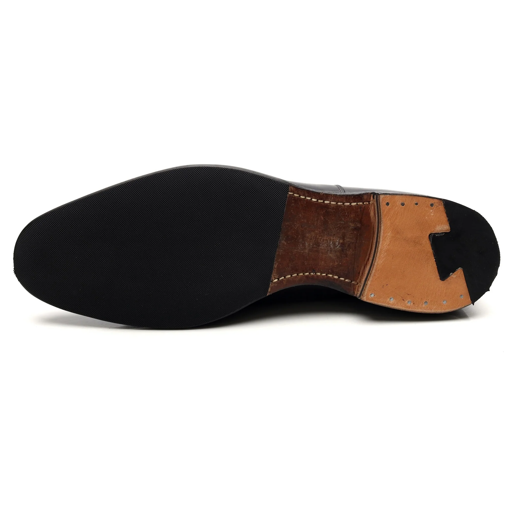 'Dubai' Black Leather Oxford UK 8 F - Image 10