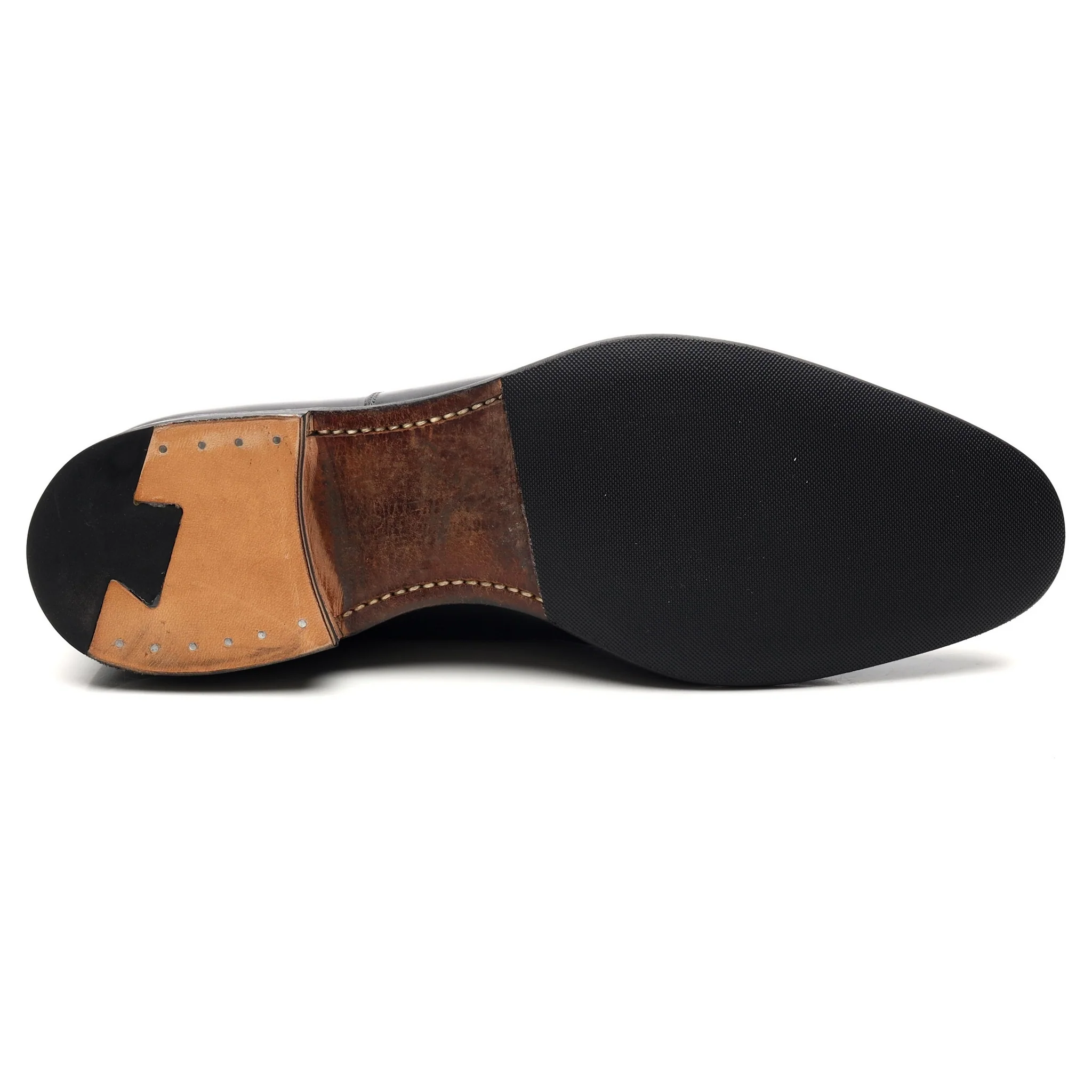 'Dubai' Black Leather Oxford UK 8 F - Image 11