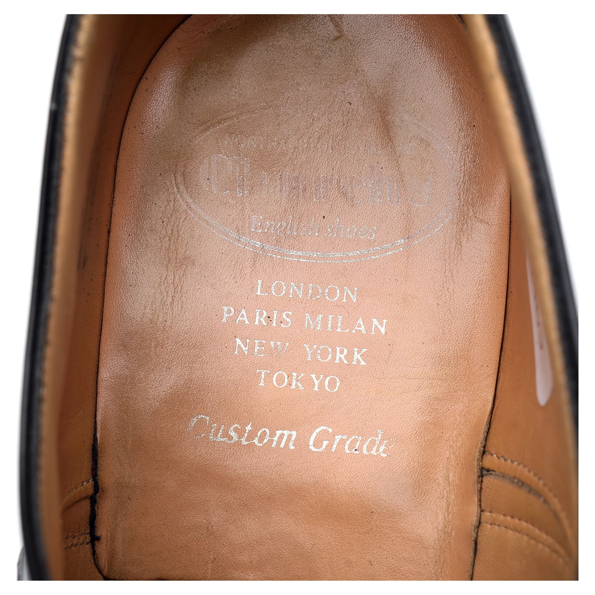 'Dubai' Black Leather Oxford UK 8 F - Image 12