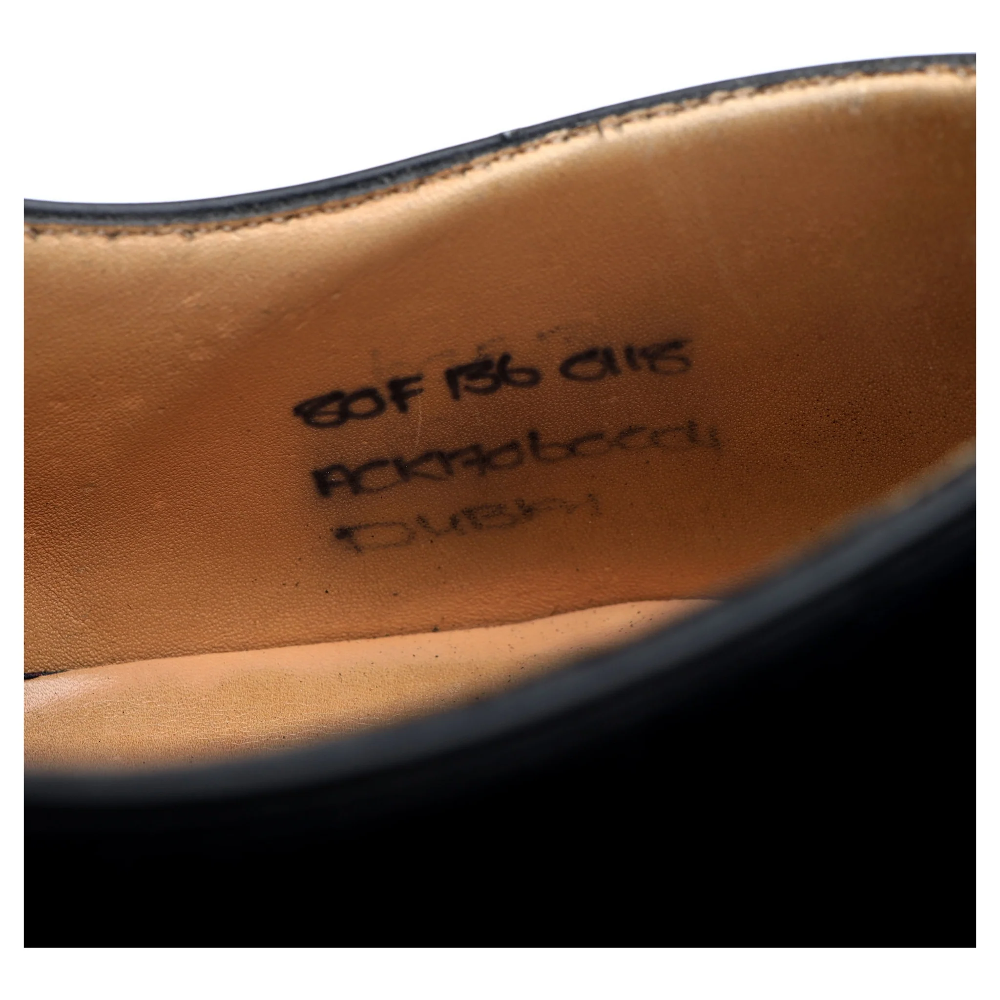 'Dubai' Black Leather Oxford UK 8 F - Image 13
