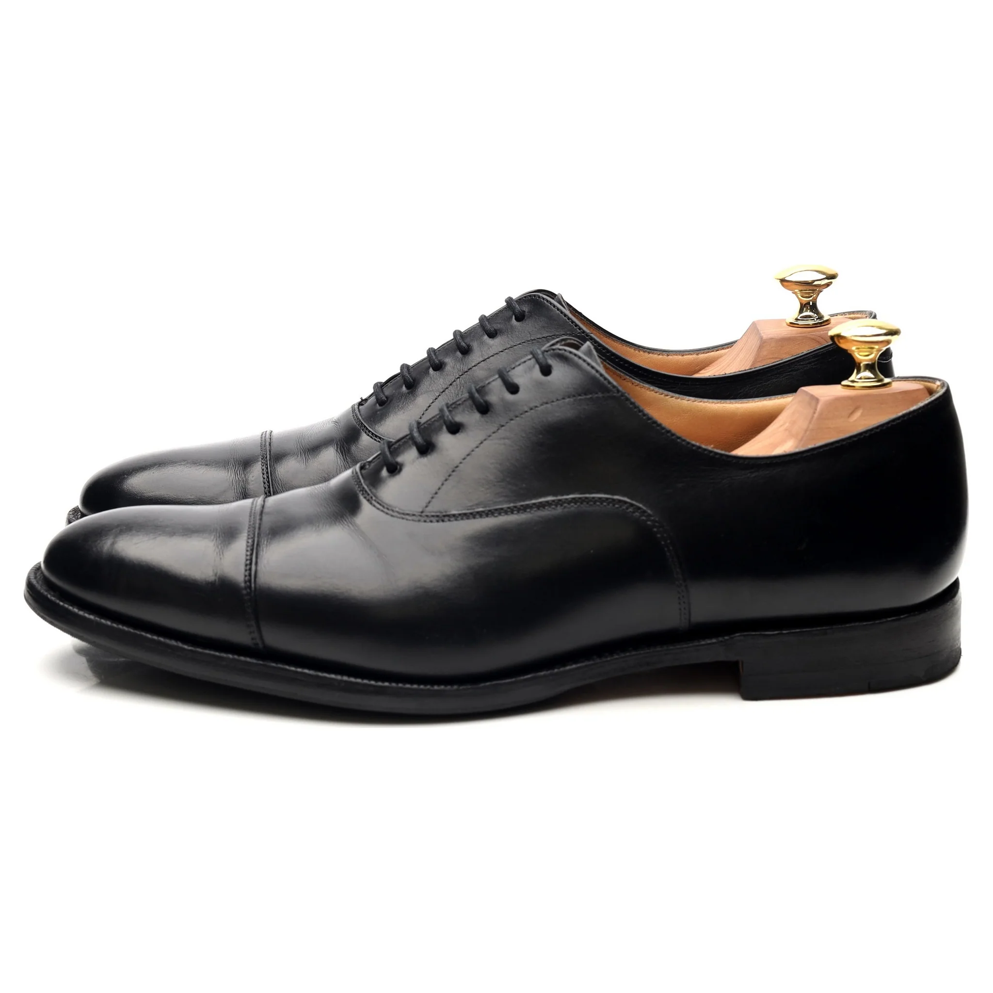 'Dubai' Black Leather Oxford UK 8 F - Image 2