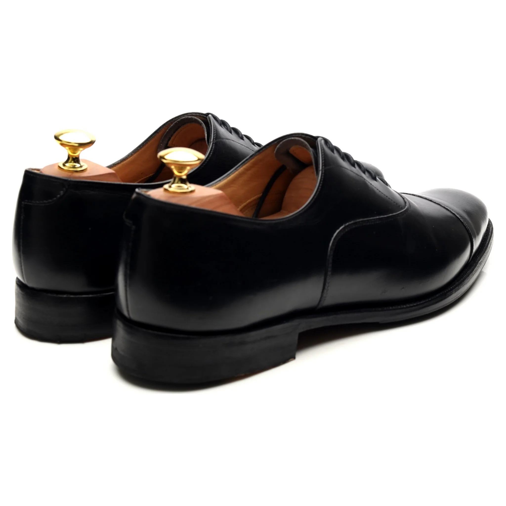 'Dubai' Black Leather Oxford UK 8 F - Image 5