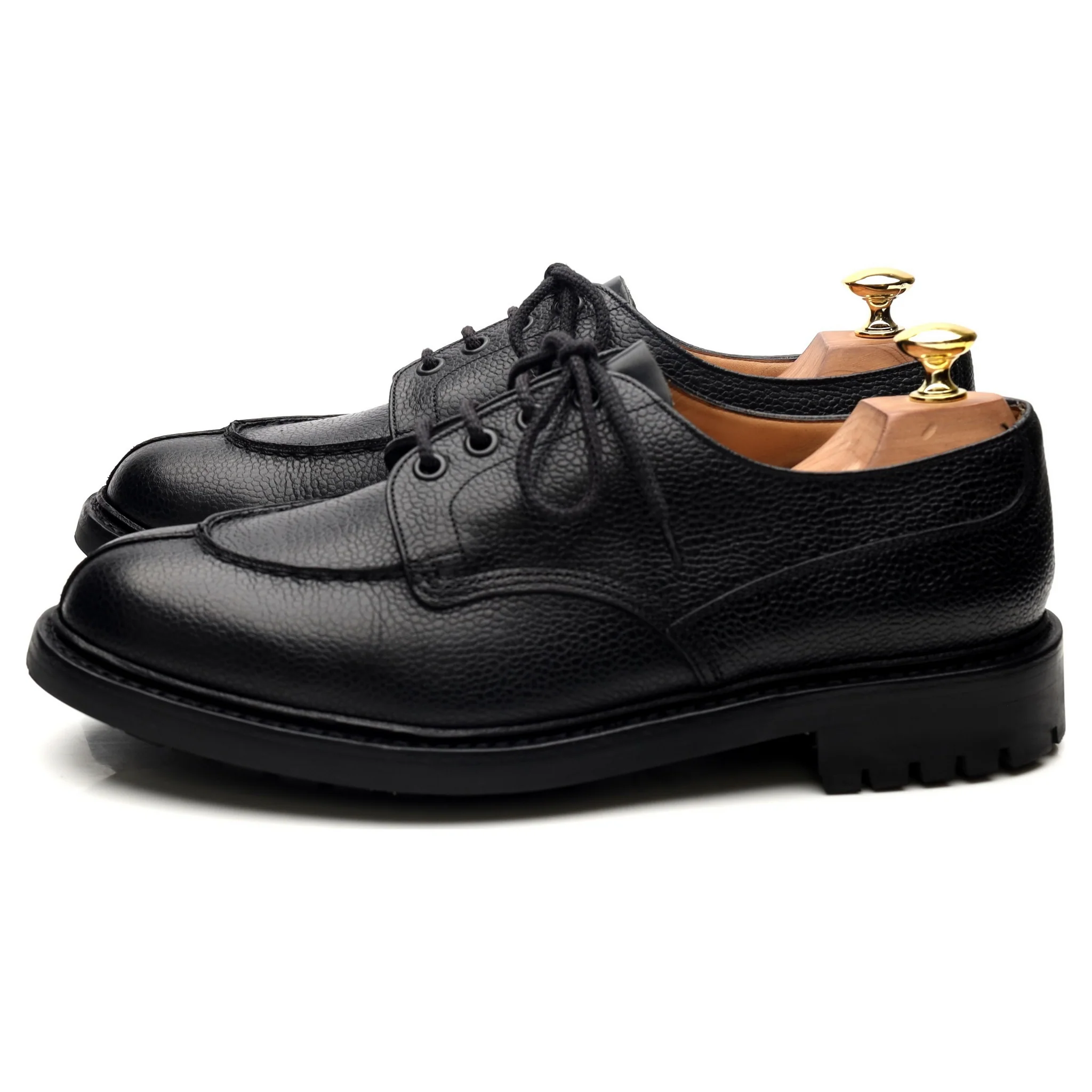'Elland 2' Black Leather Split Toe Derby UK 8.5 G - Image 2