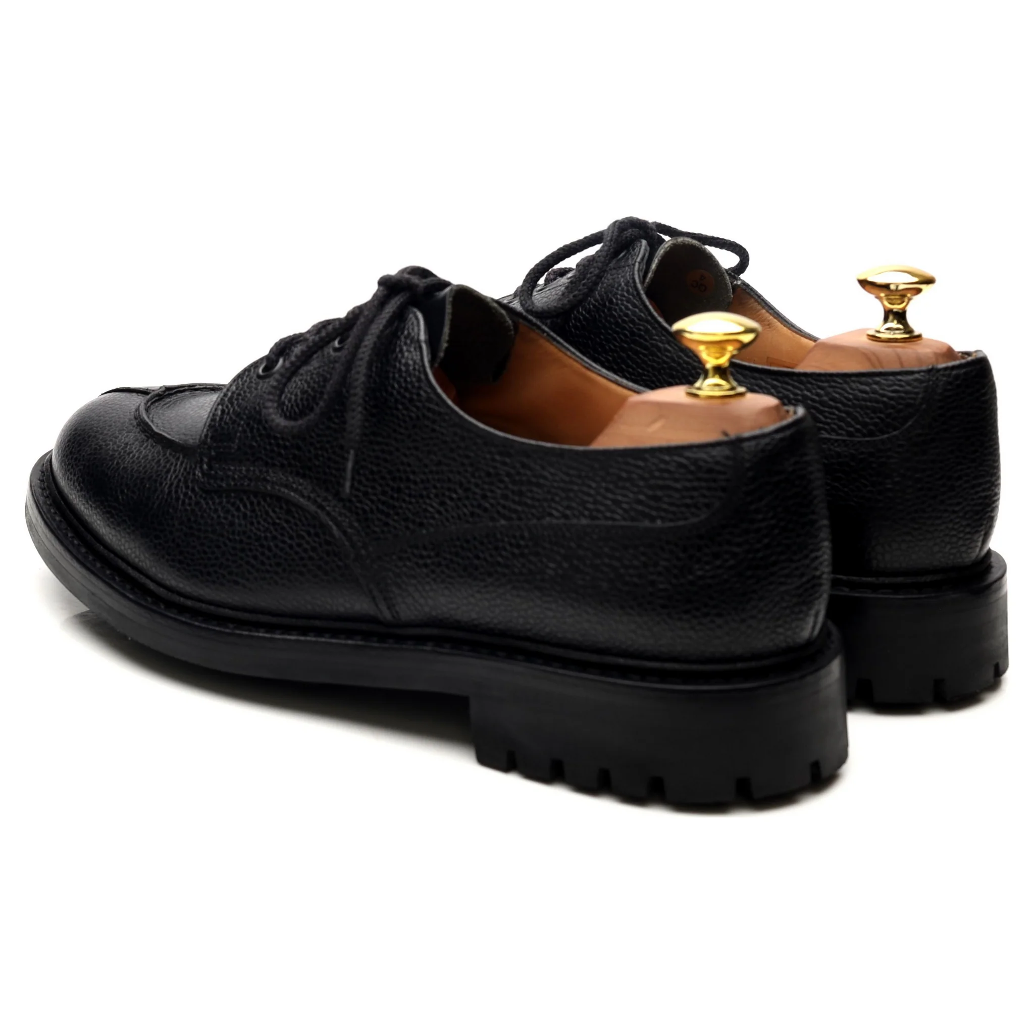 'Elland 2' Black Leather Split Toe Derby UK 8.5 G - Image 3