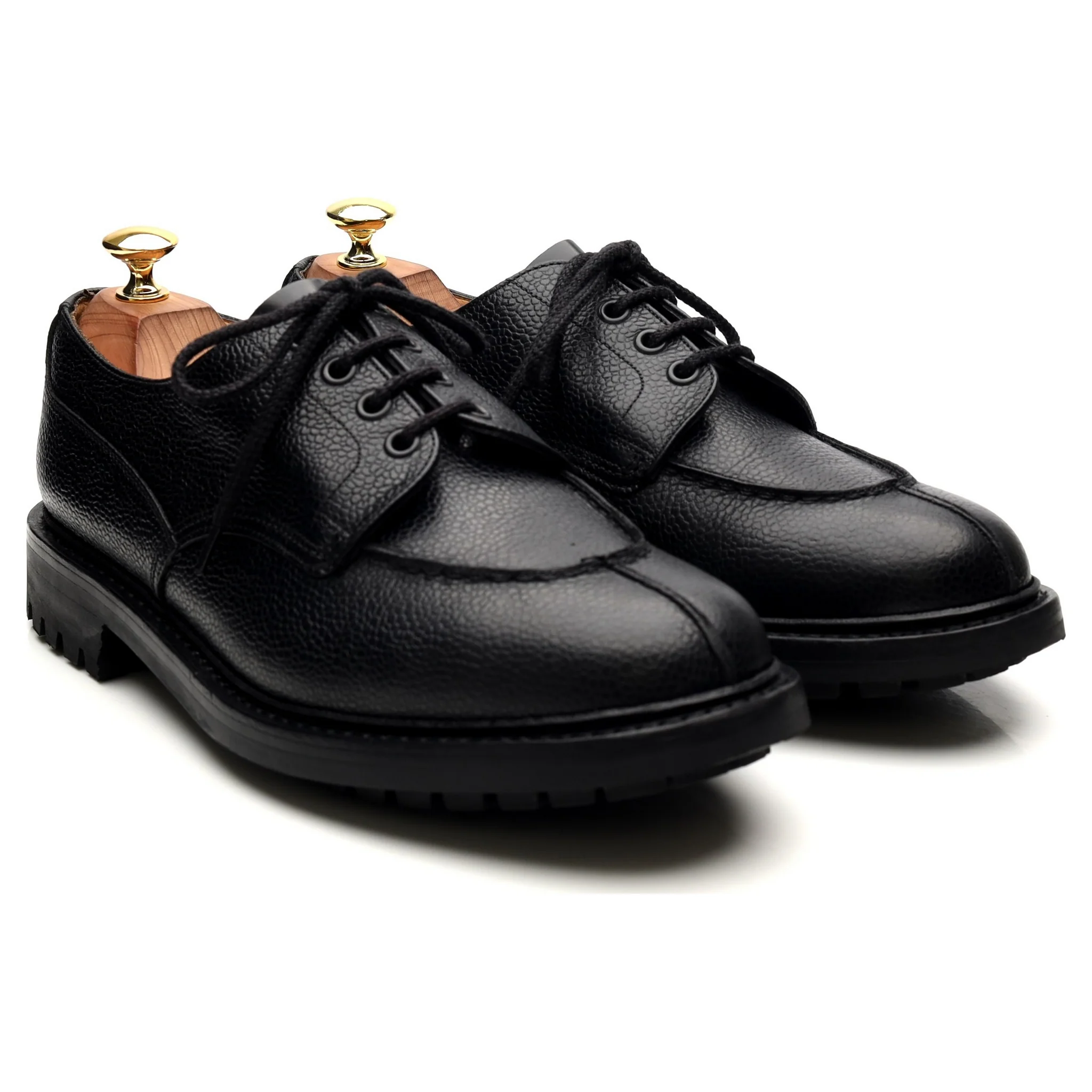 'Elland 2' Black Leather Split Toe Derby UK 8.5 G - Image 7