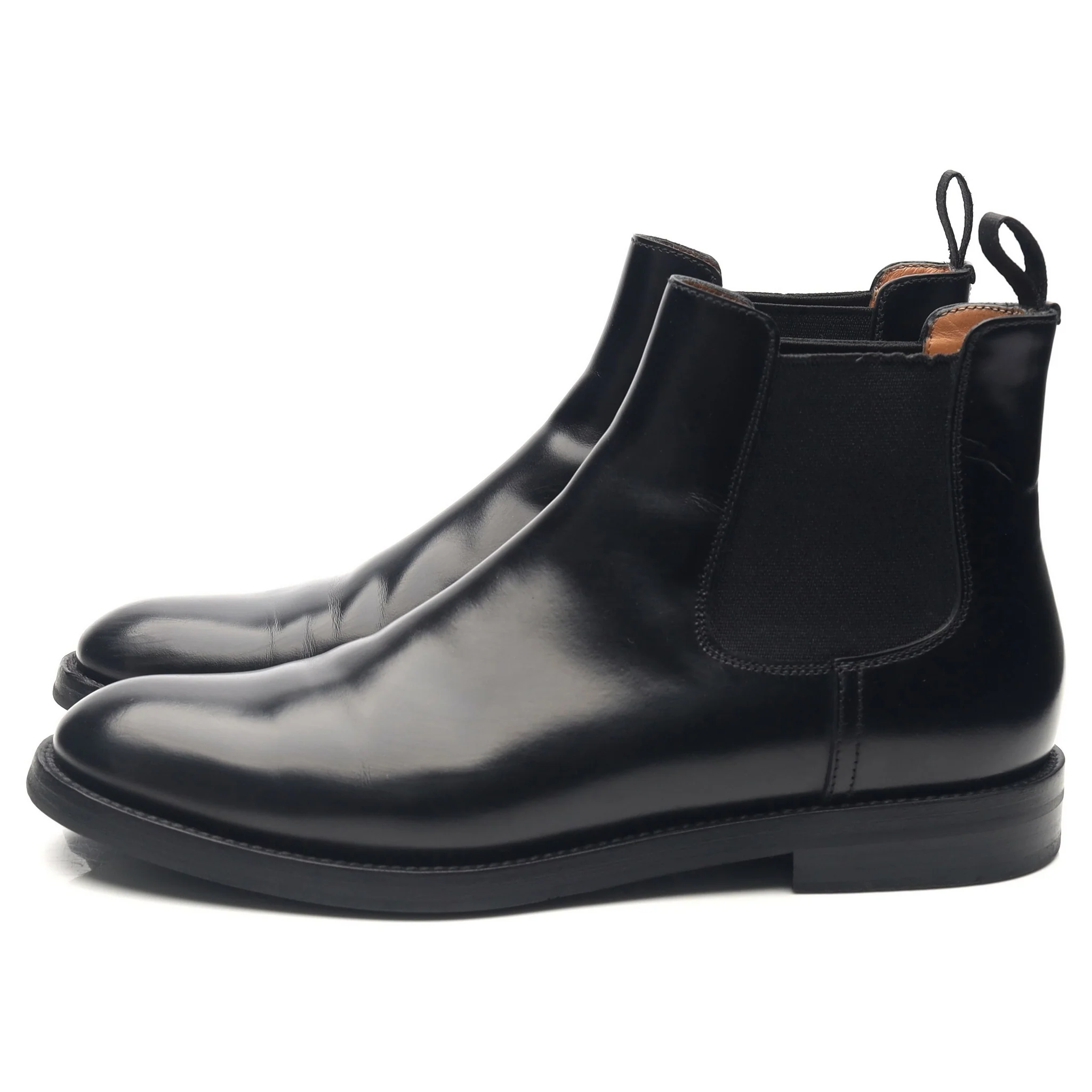 Women's 'Elsa' Black Leather Chelsea Boots UK 4.5 - Image 2