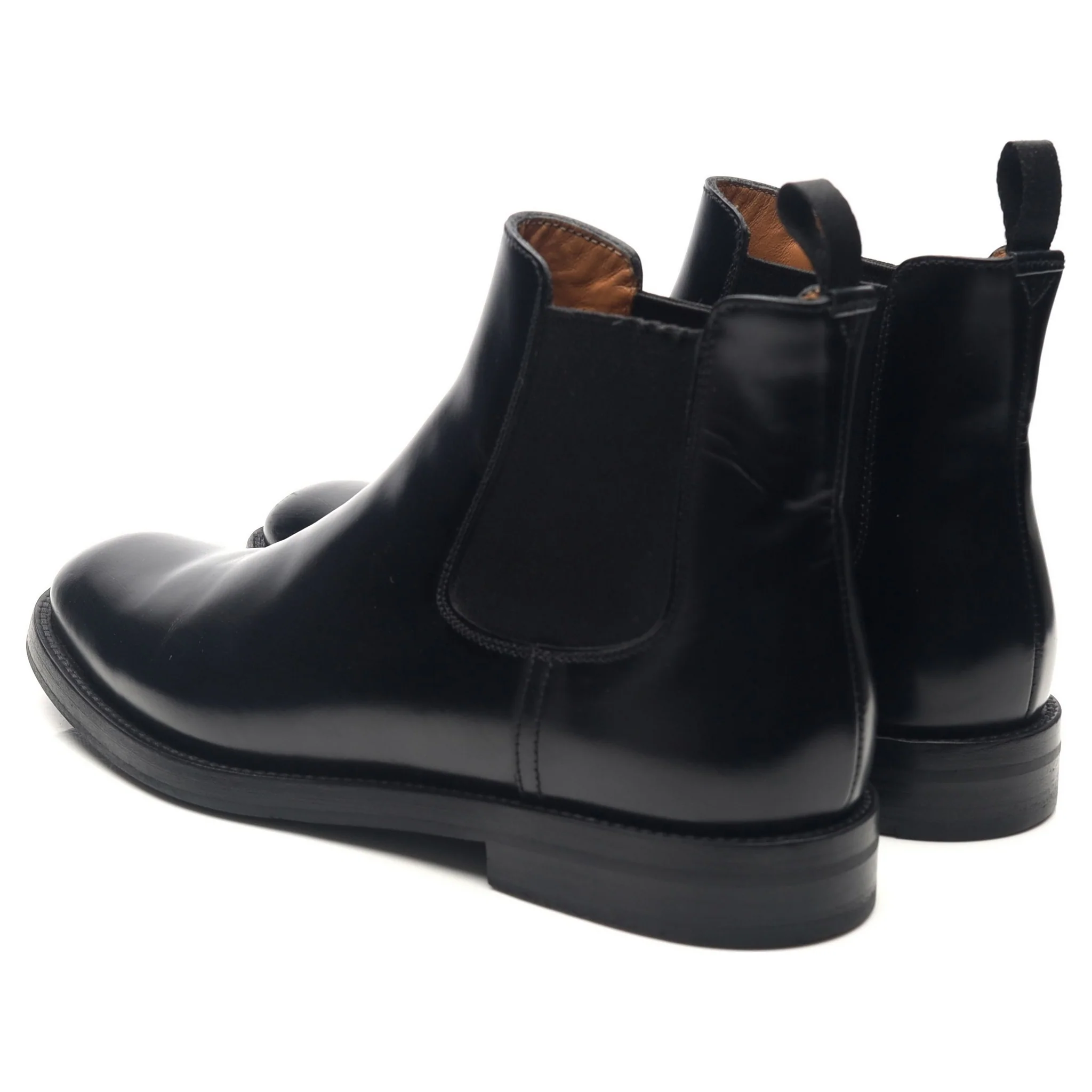 Women's 'Elsa' Black Leather Chelsea Boots UK 4.5 - Image 3