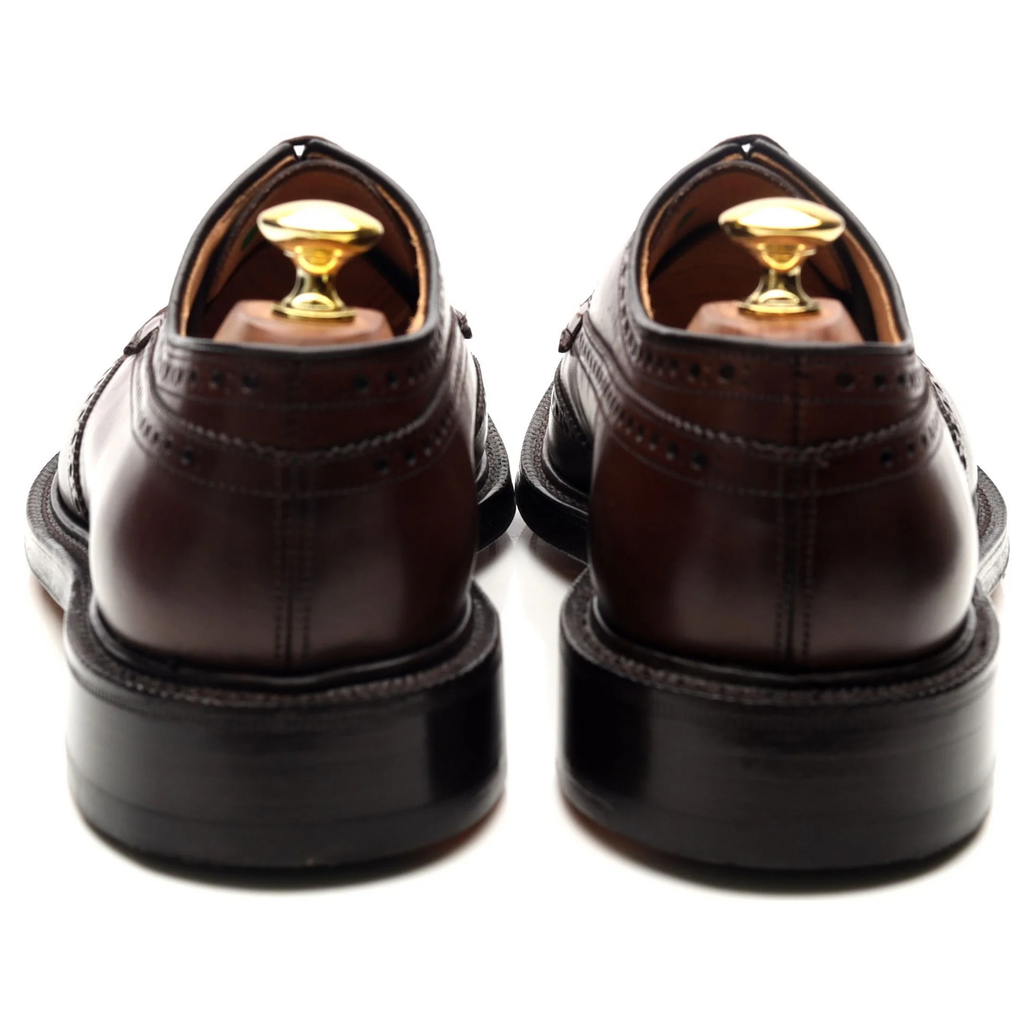 'Grafton' Brown Leather Derby Brogues UK 8 G - Image 4