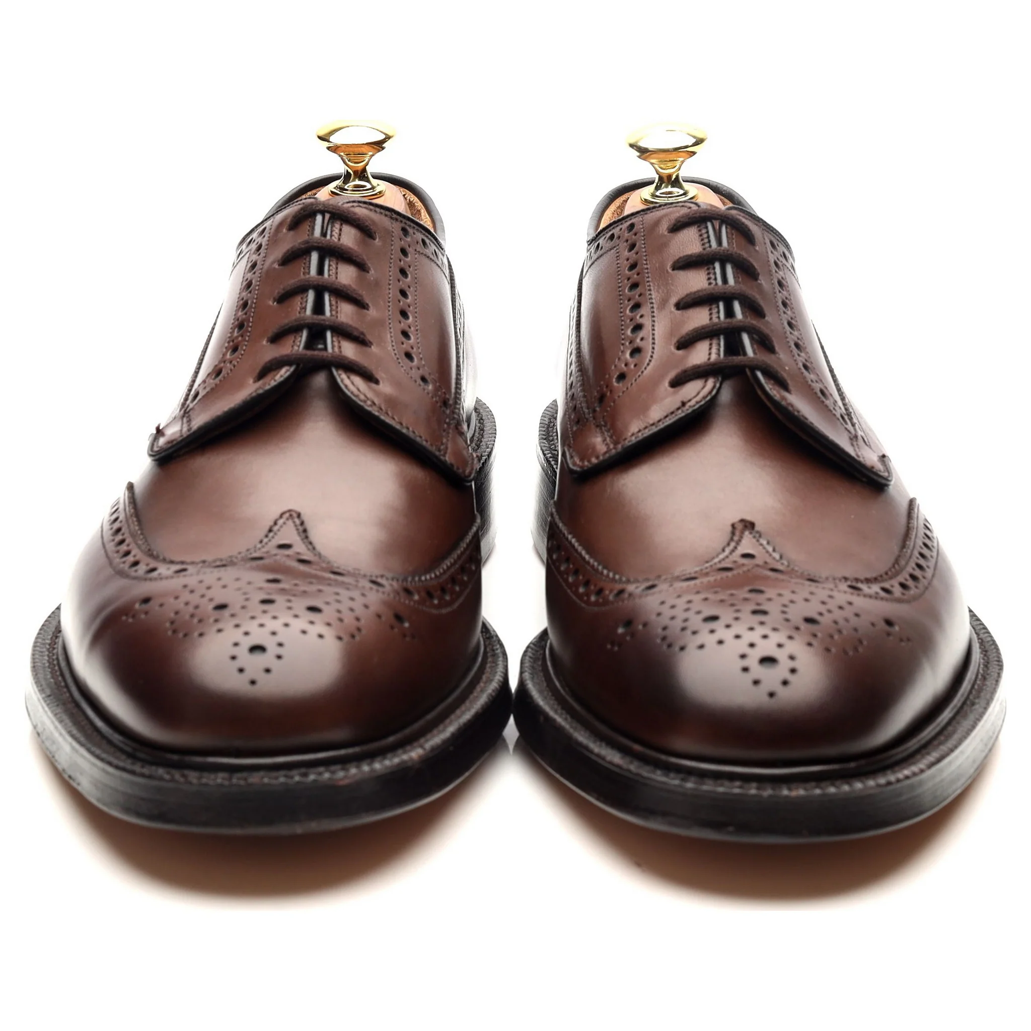 'Grafton' Brown Leather Derby Brogues UK 8 G - Image 8